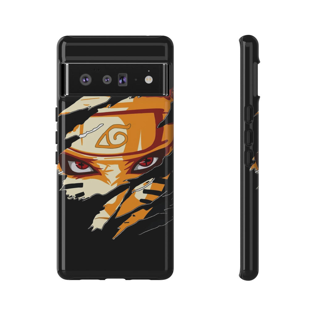 Anime Ninja Phone Case — Intense Shredded Mask Design (Tough Cases)