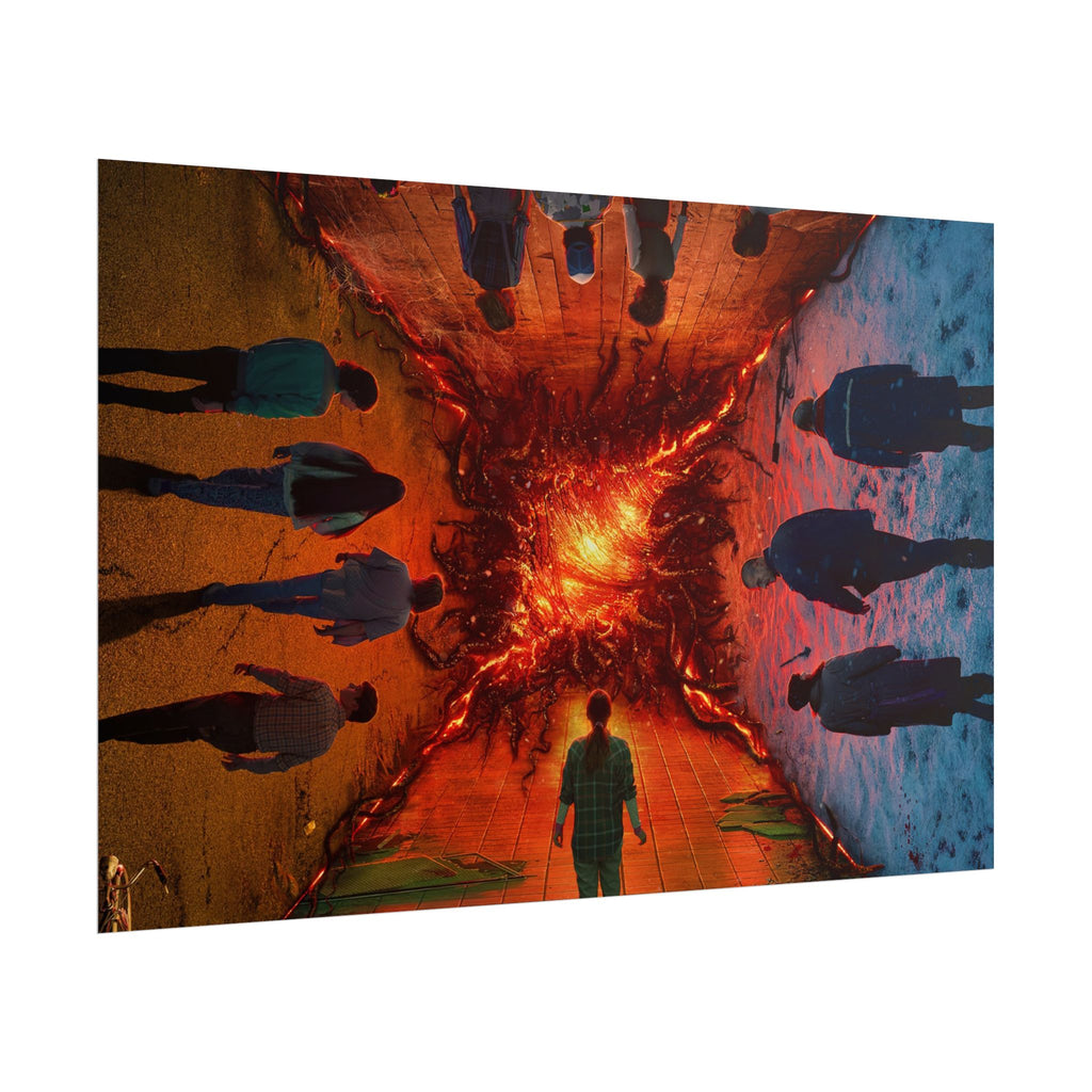 Stranger Things Upside-Down Portal Art Print