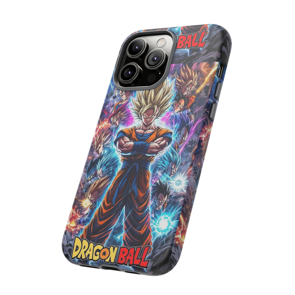 Dragon Ball Super Saiyan Phone Case — Goku Anime Tough Case