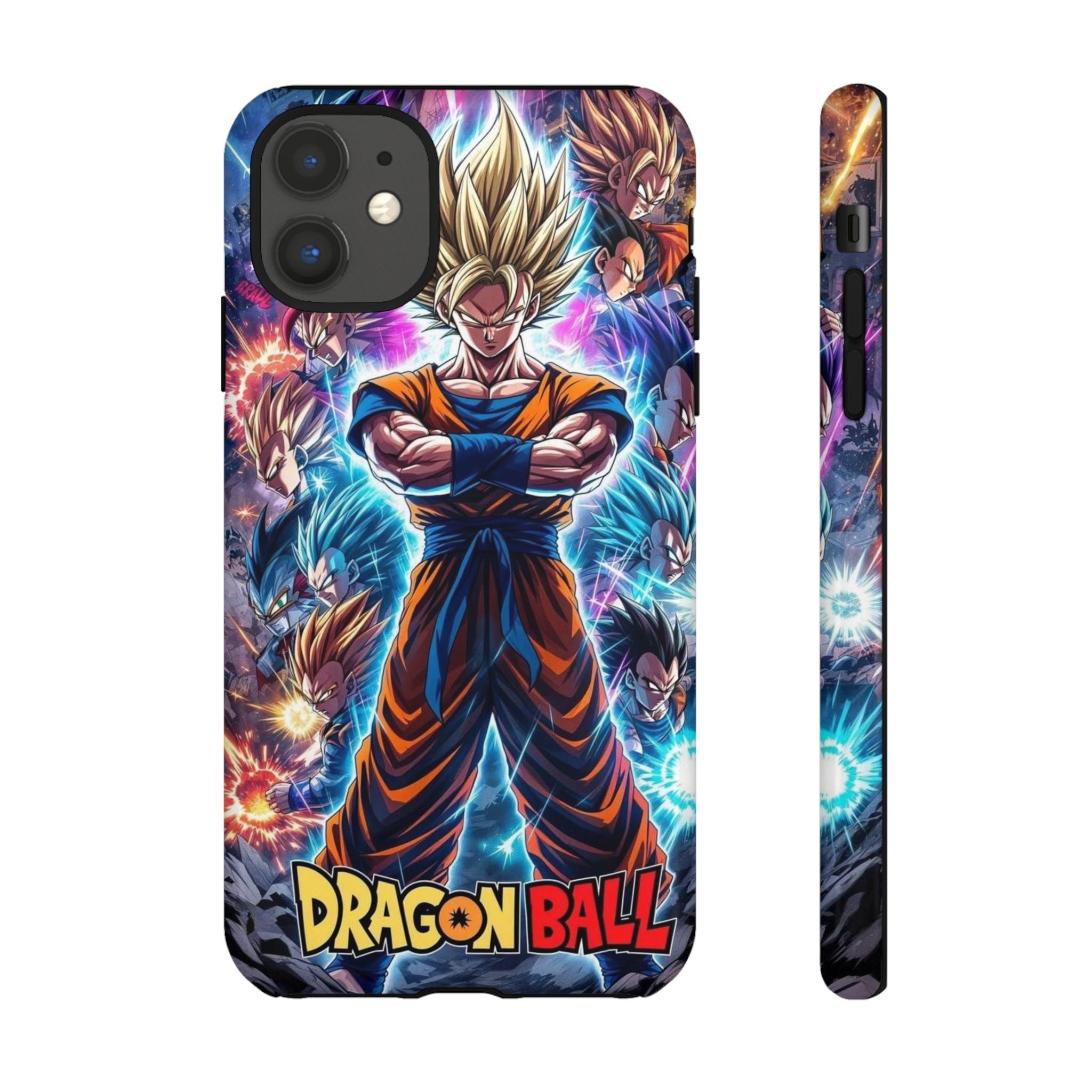 Dragon Ball Super Saiyan Phone Case — Goku Anime Tough Case