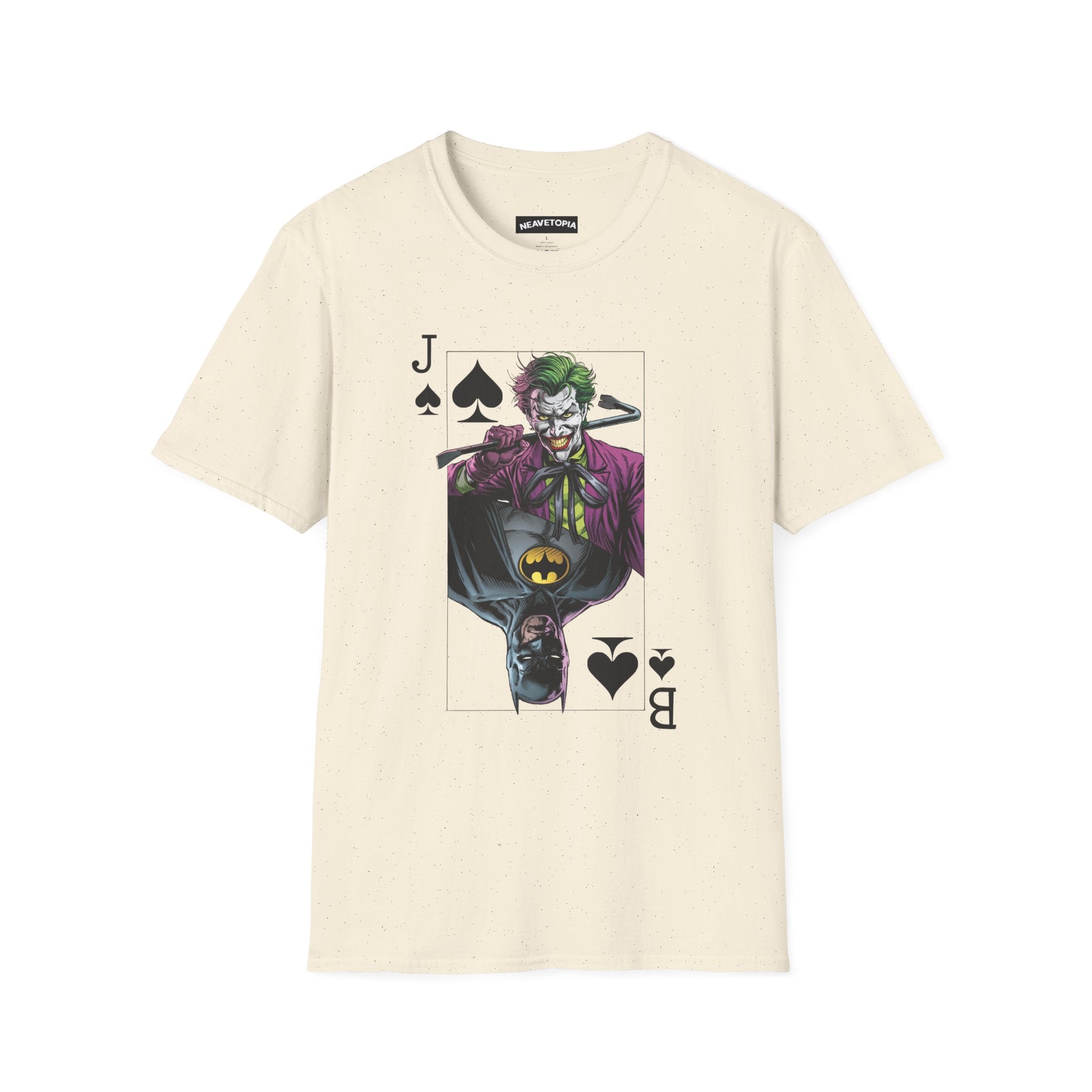 Joker Playing Card T-Shirt — Batman Villain Deck Graphic Tee