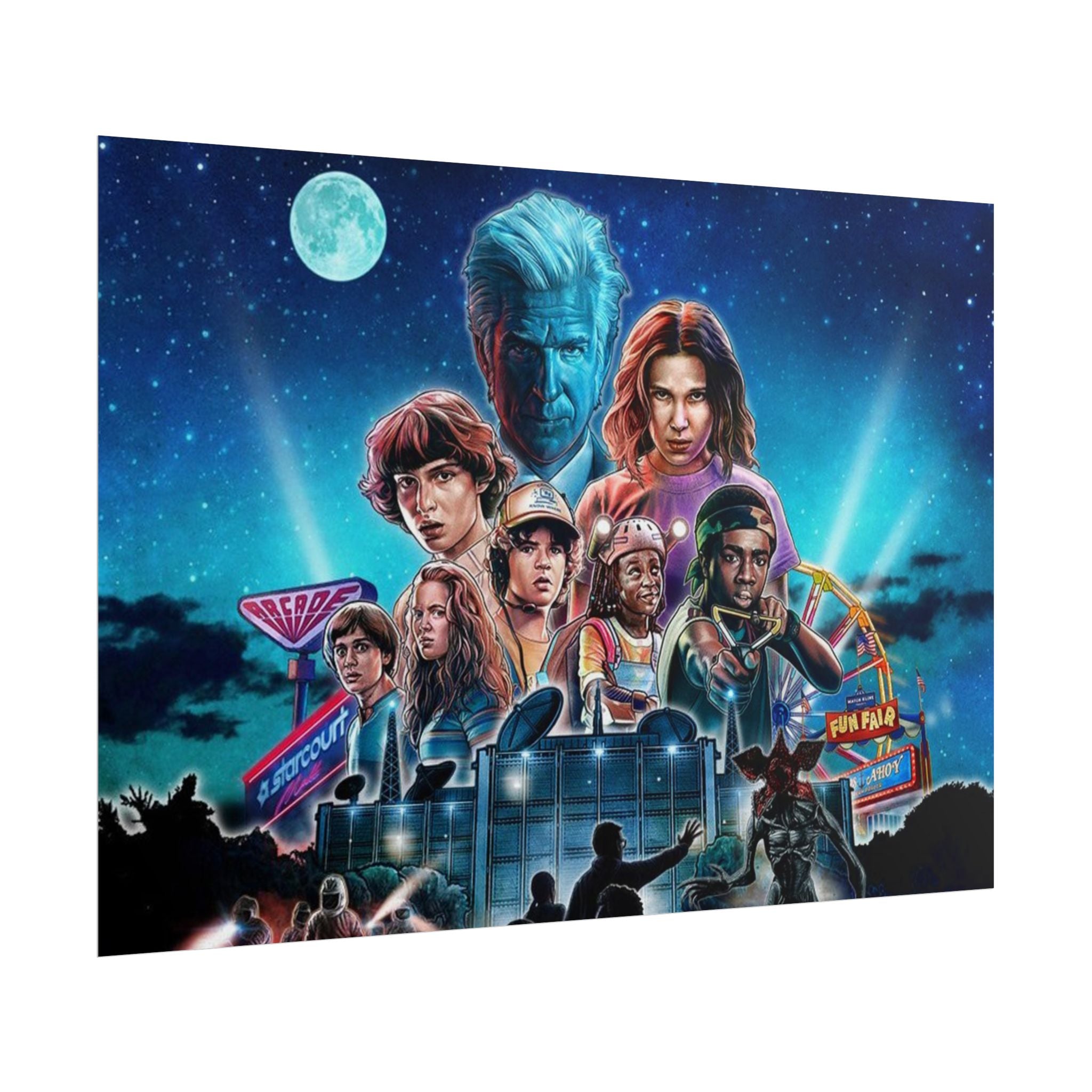 Stranger Things Cast Poster - Stranger Kids