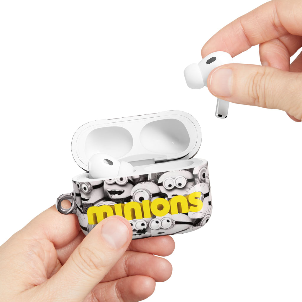 Minions Graphic AirPod Case – Yellow Logo