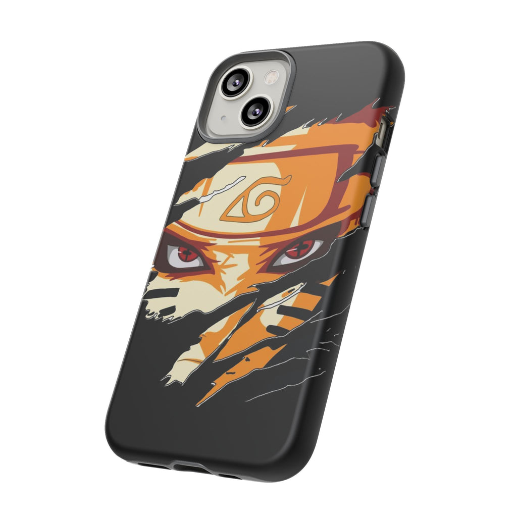 Anime Ninja Phone Case — Intense Shredded Mask Design (Tough Cases)