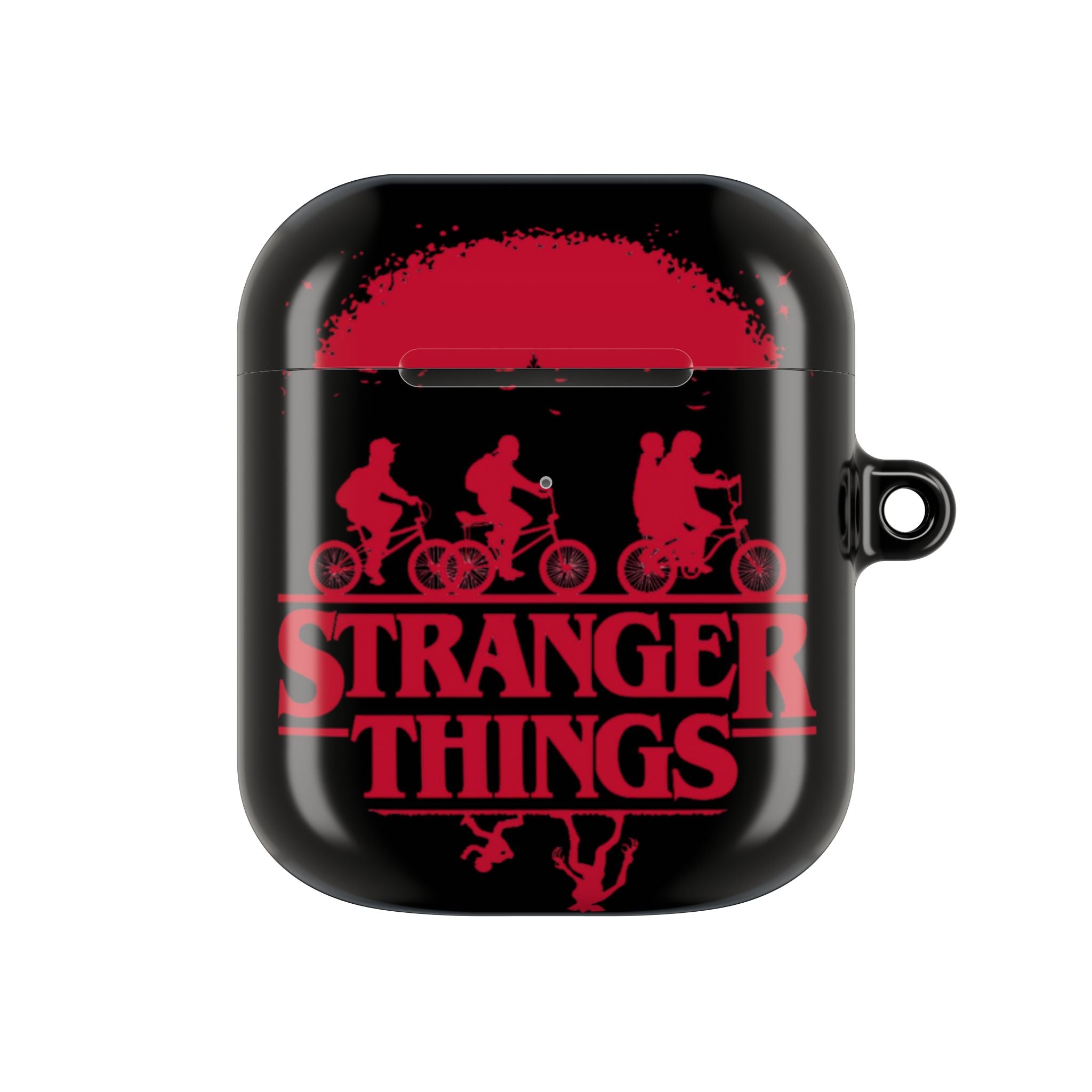 Stranger Things AirPod Case – Retro 80s Sci‑Fi Bike Silhouette Protective Cover