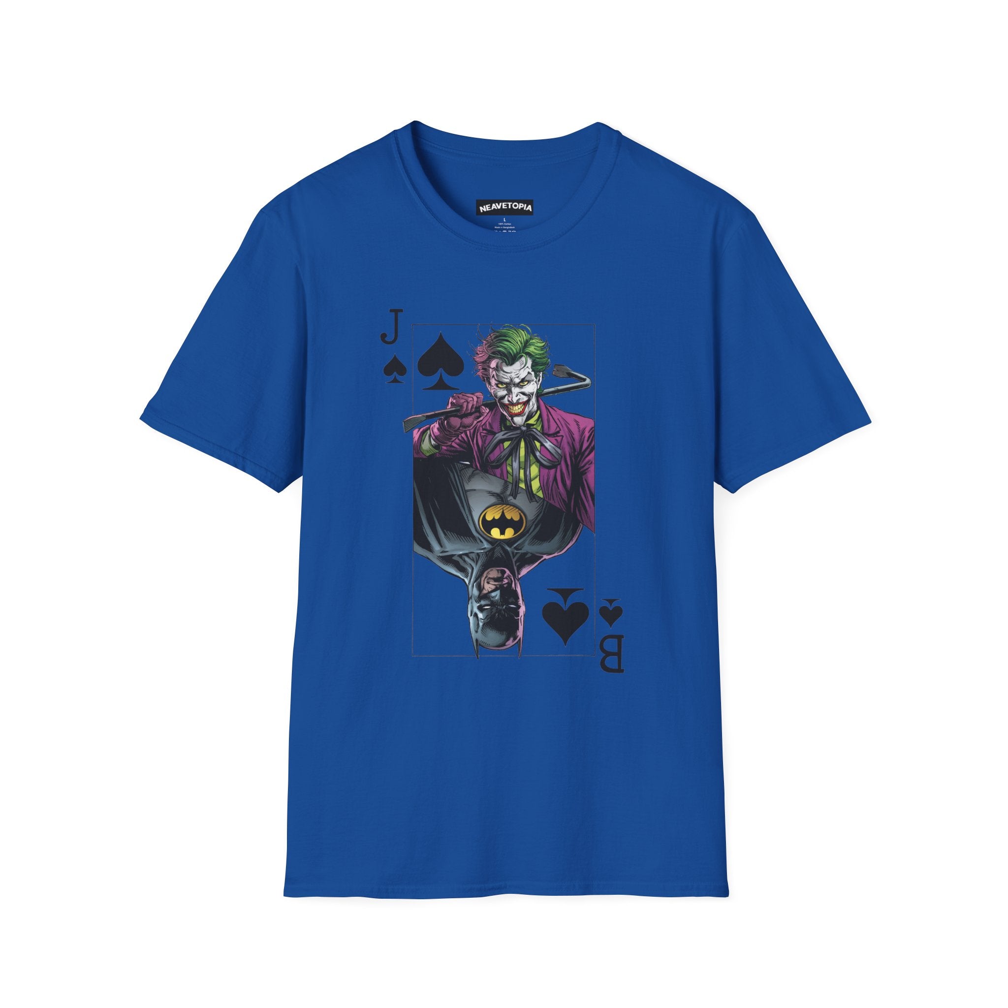 Joker Playing Card T-Shirt — Batman Villain Deck Graphic Tee