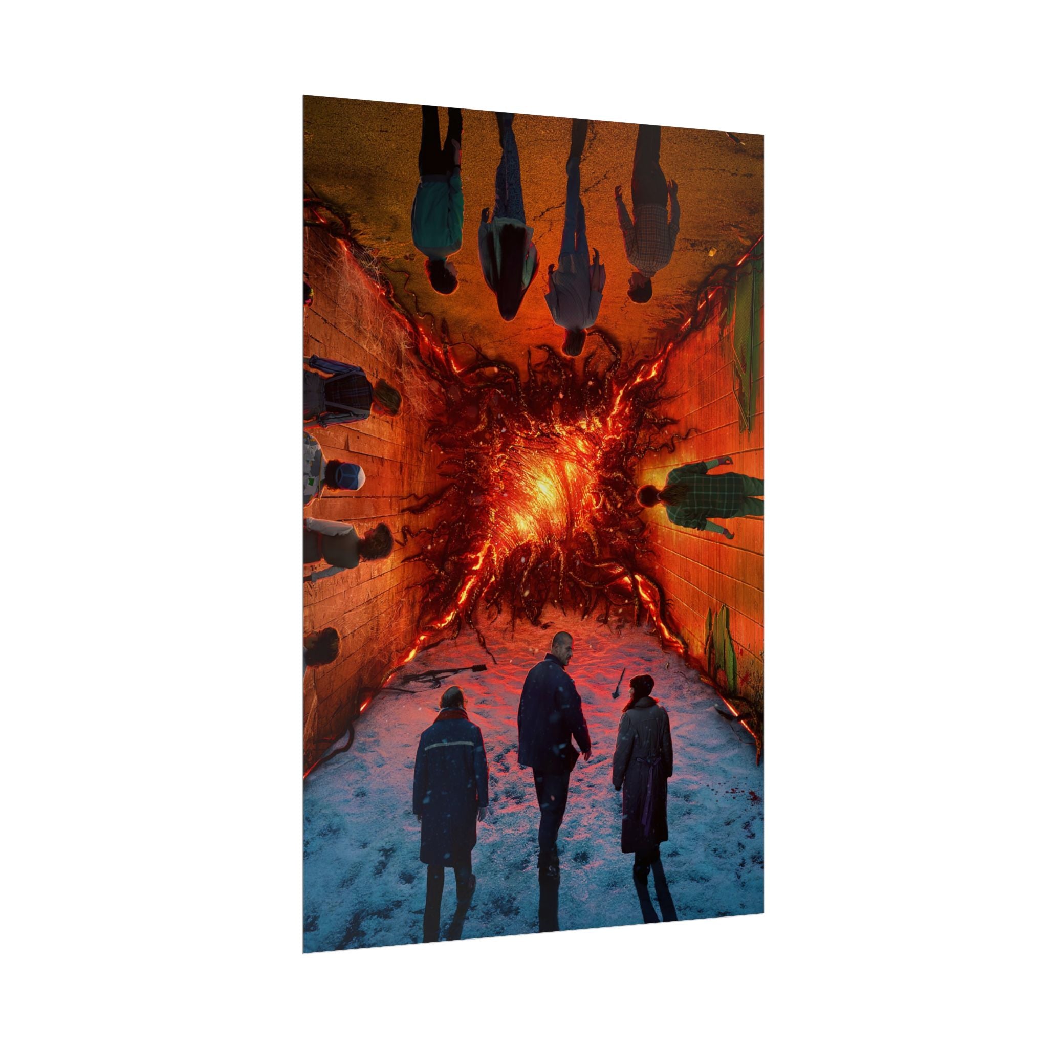 Stranger Things Upside-Down Portal Art Print