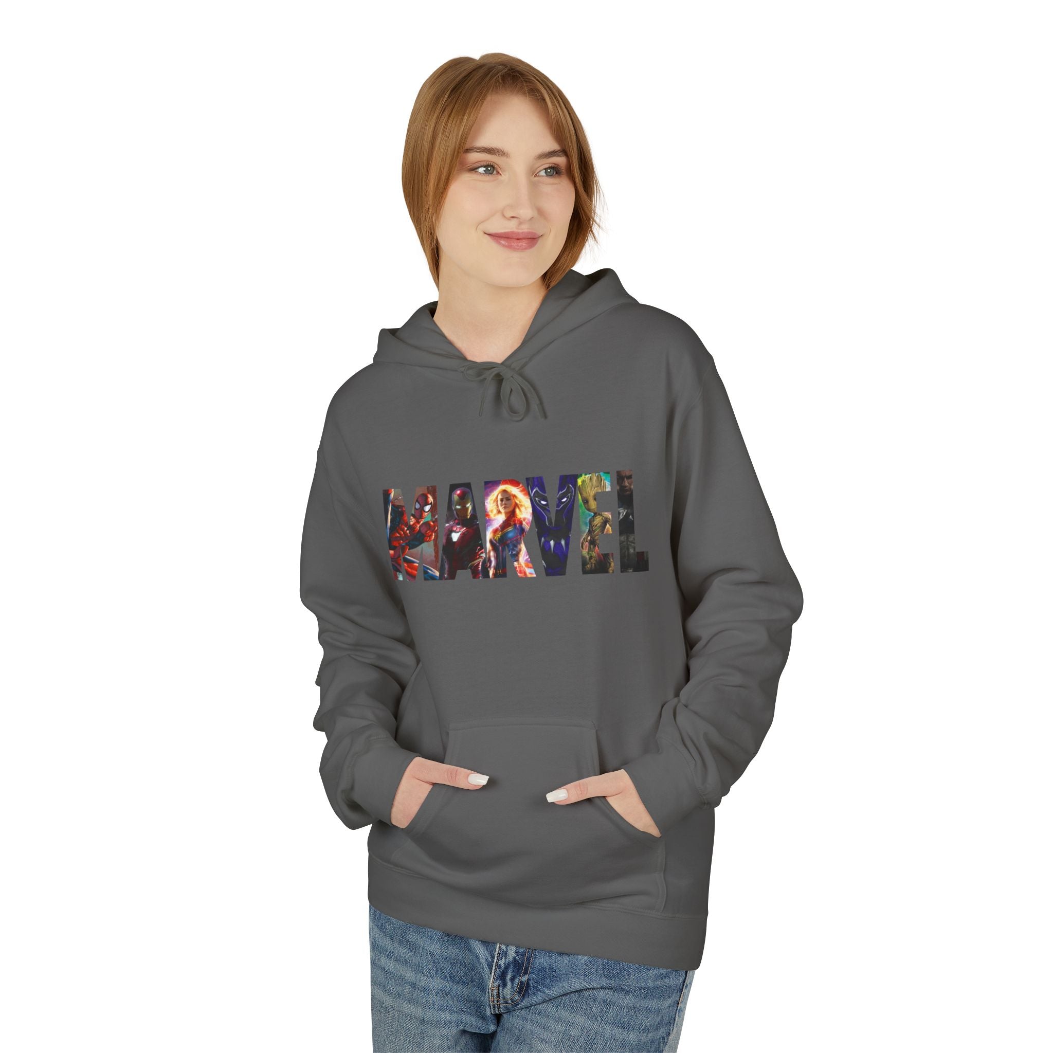 Marvel Logo Hoodie — Graphic Superhero Pullover