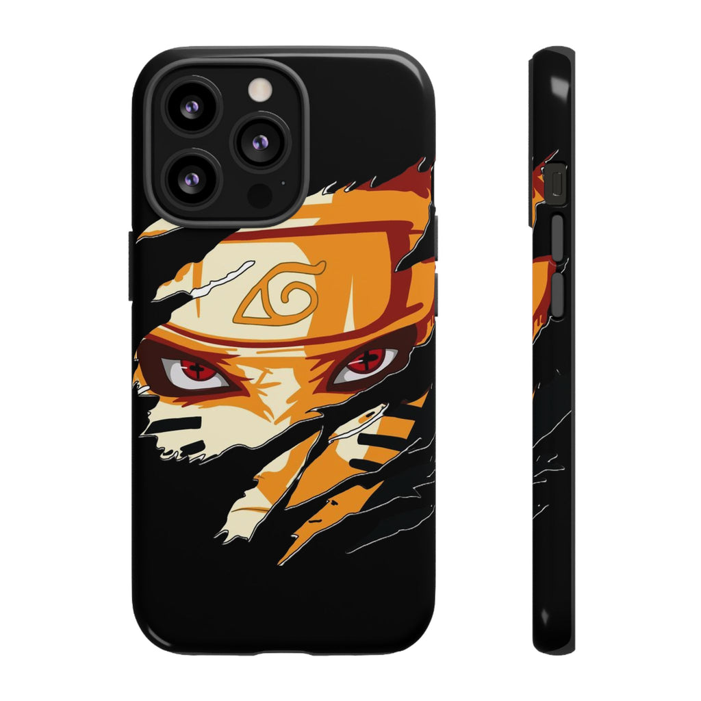 Anime Ninja Phone Case — Intense Shredded Mask Design (Tough Cases)
