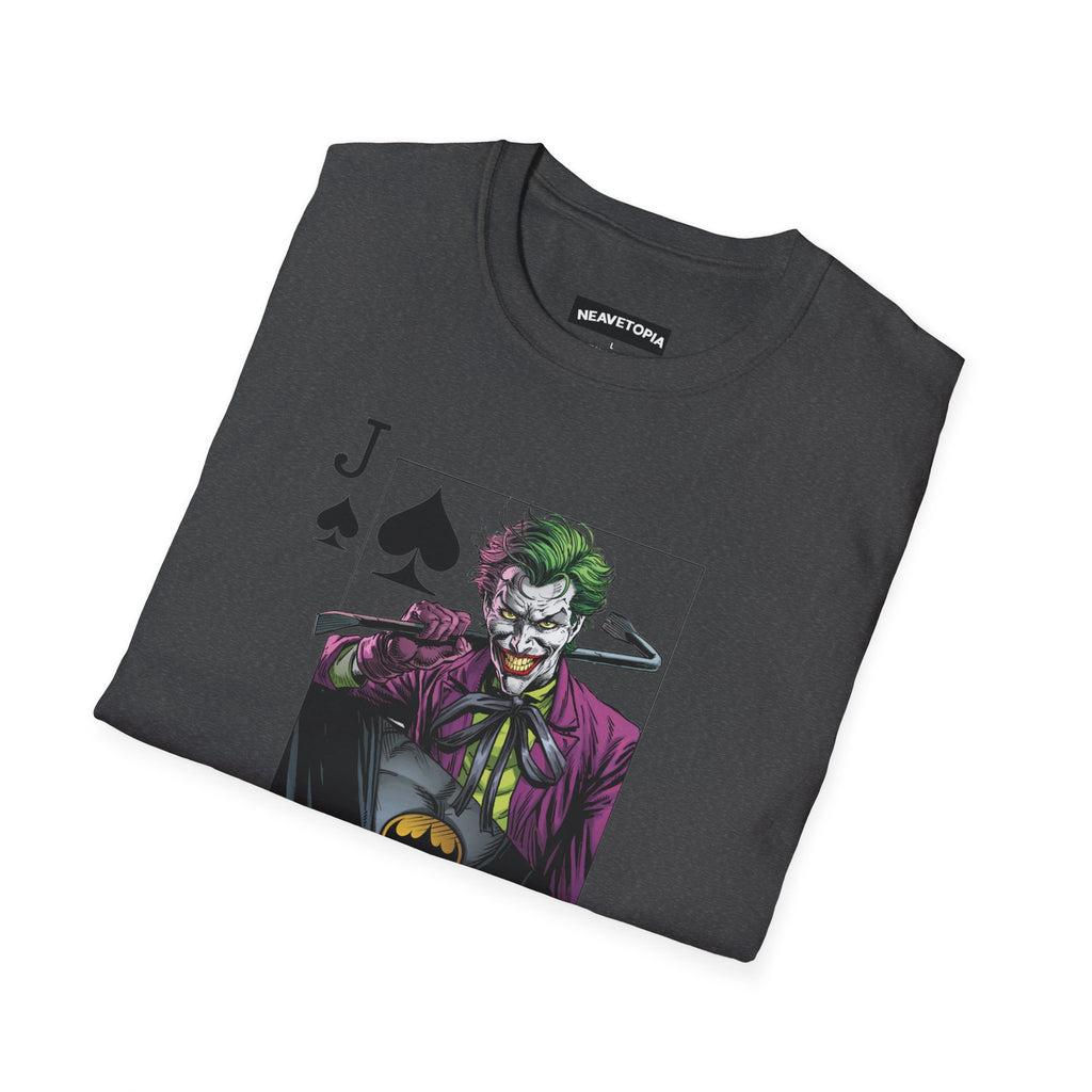 Joker Playing Card T-Shirt — Batman Villain Deck Graphic Tee