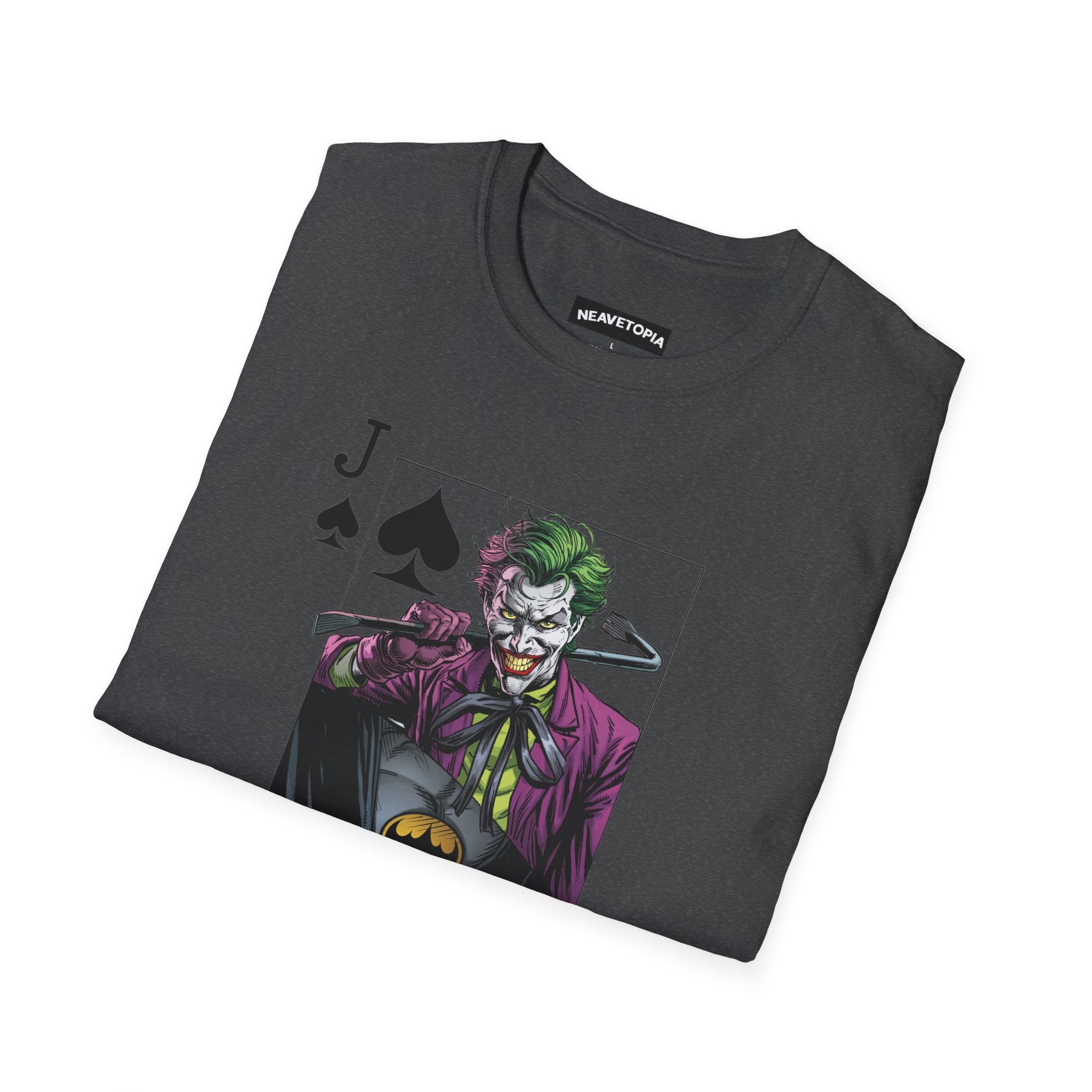 Joker Playing Card T-Shirt — Batman Villain Deck Graphic Tee