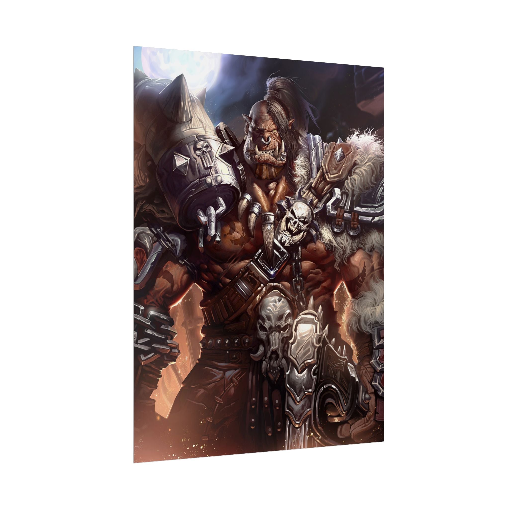 Garrosh Hellscream Fantasy Art Print - World of Warcraft