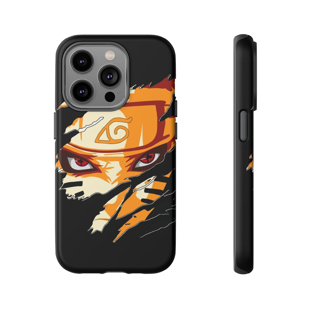 Anime Ninja Phone Case — Intense Shredded Mask Design (Tough Cases)