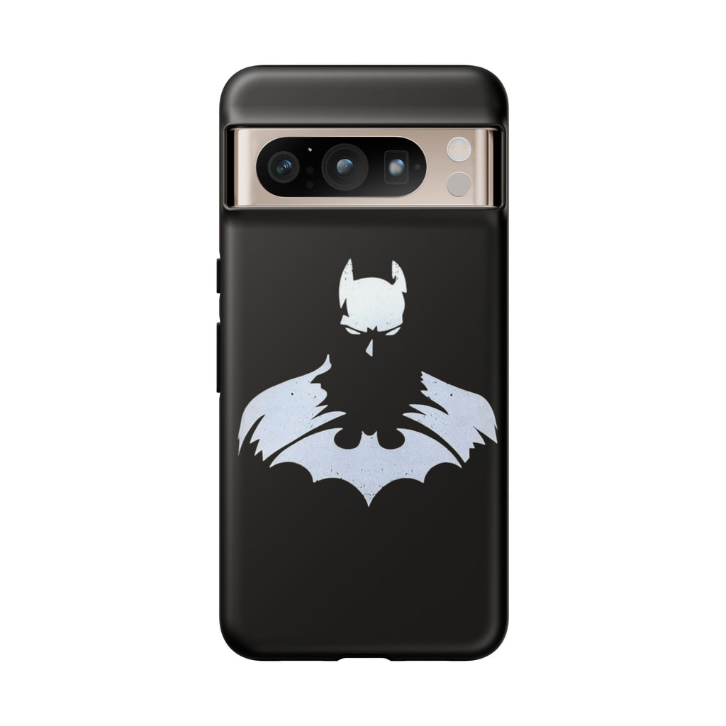 Batman Silhouette Tough Phone Case — Dark Knight Black Protective Cover
