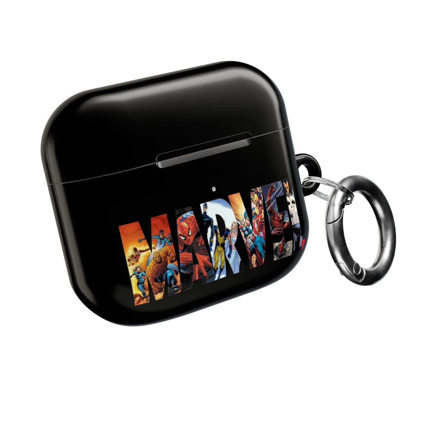 AirPod Hülle – Marvel Comic Logo Schutzhülle
