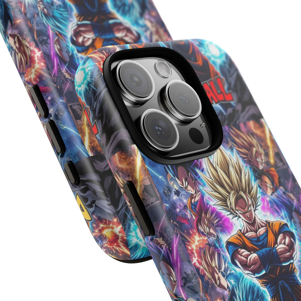 Dragon Ball Super Saiyan Phone Case — Goku Anime Tough Case