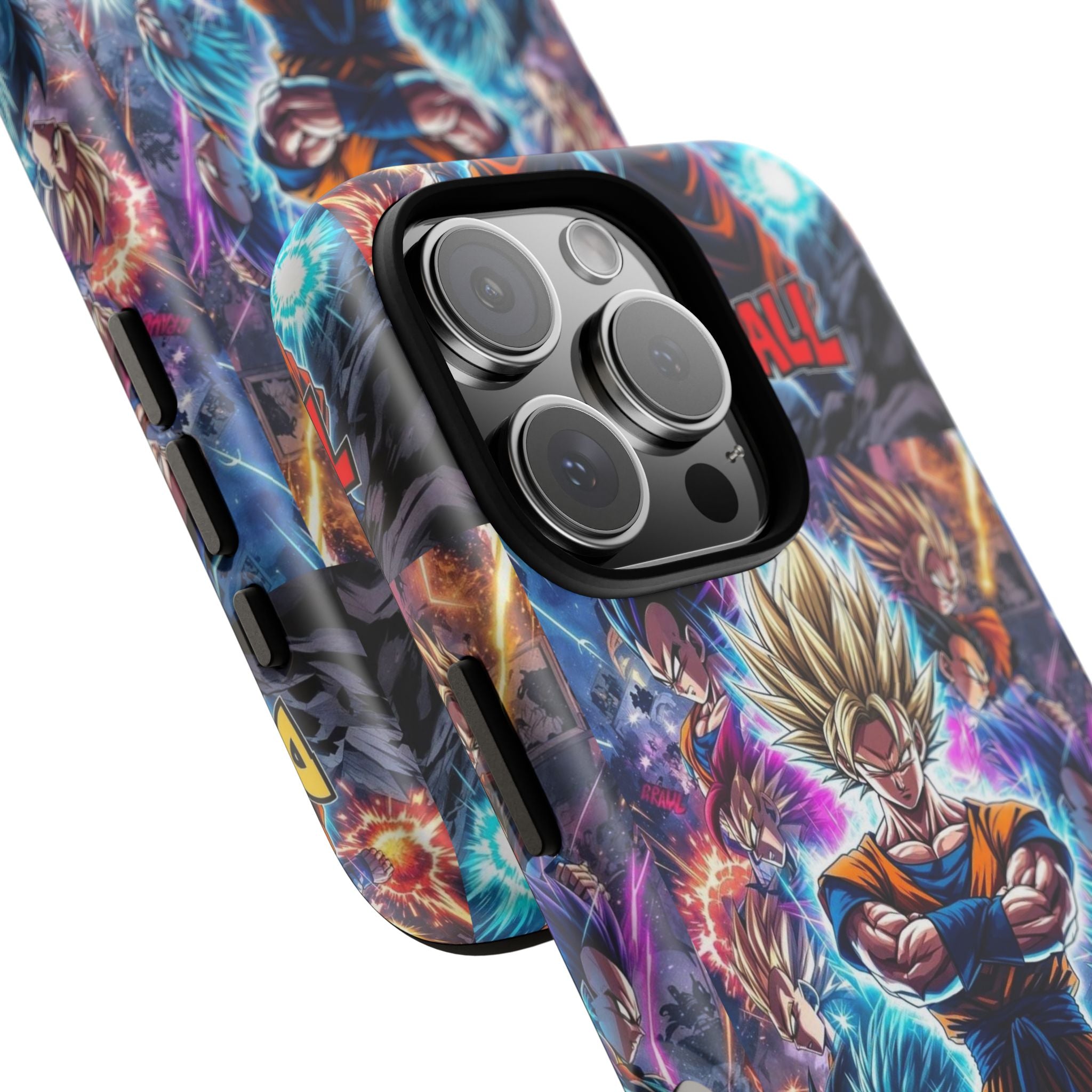 Dragon Ball Super Saiyan Phone Case — Goku Anime Tough Case