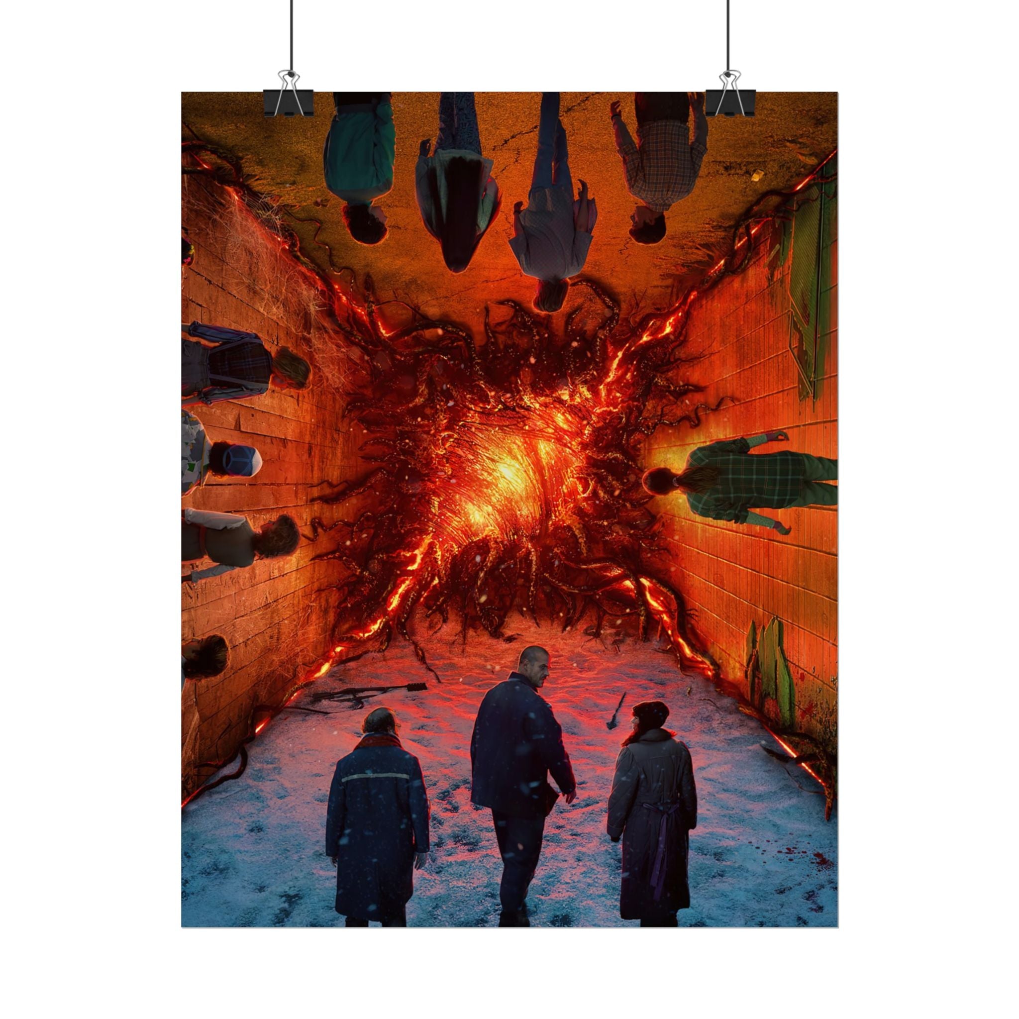 Stranger Things Upside-Down Portal Art Print