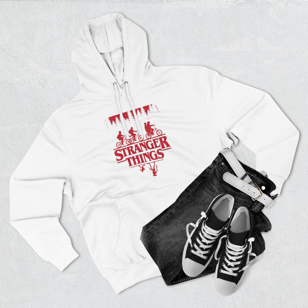 Copy of Stranger Things Fleece Hoodie – Retro Outline Logo Pullover