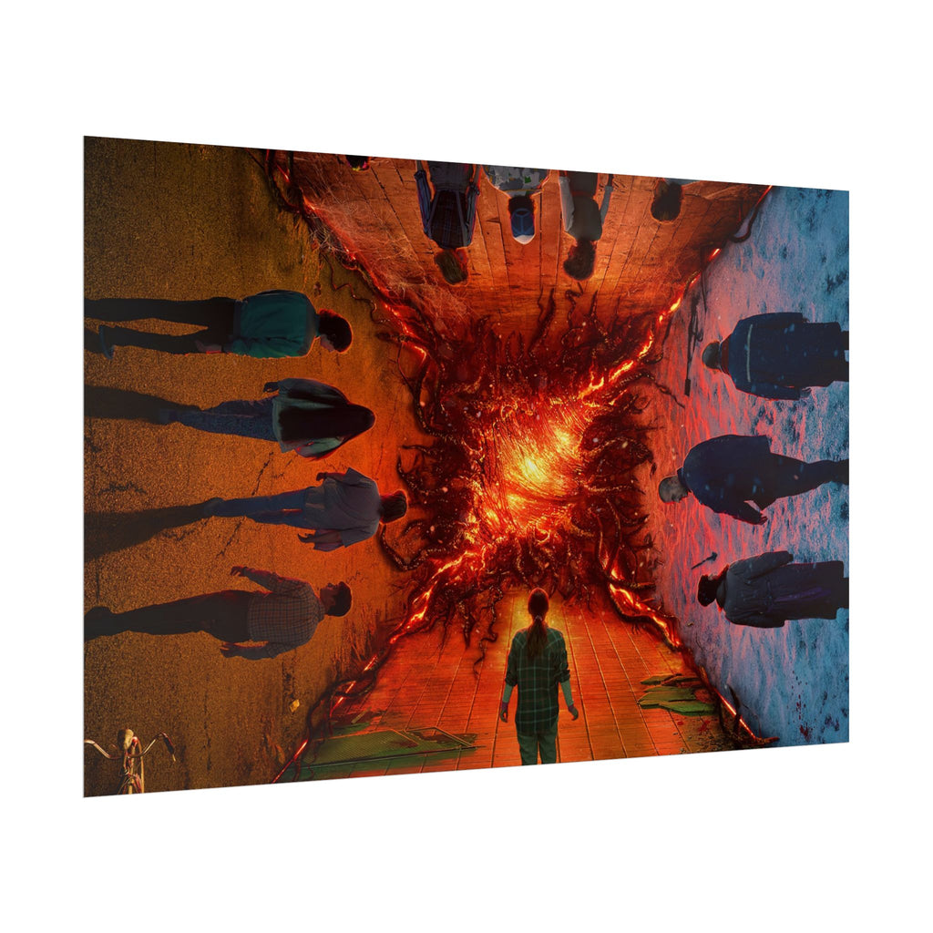 Stranger Things Upside-Down Portal Art Print