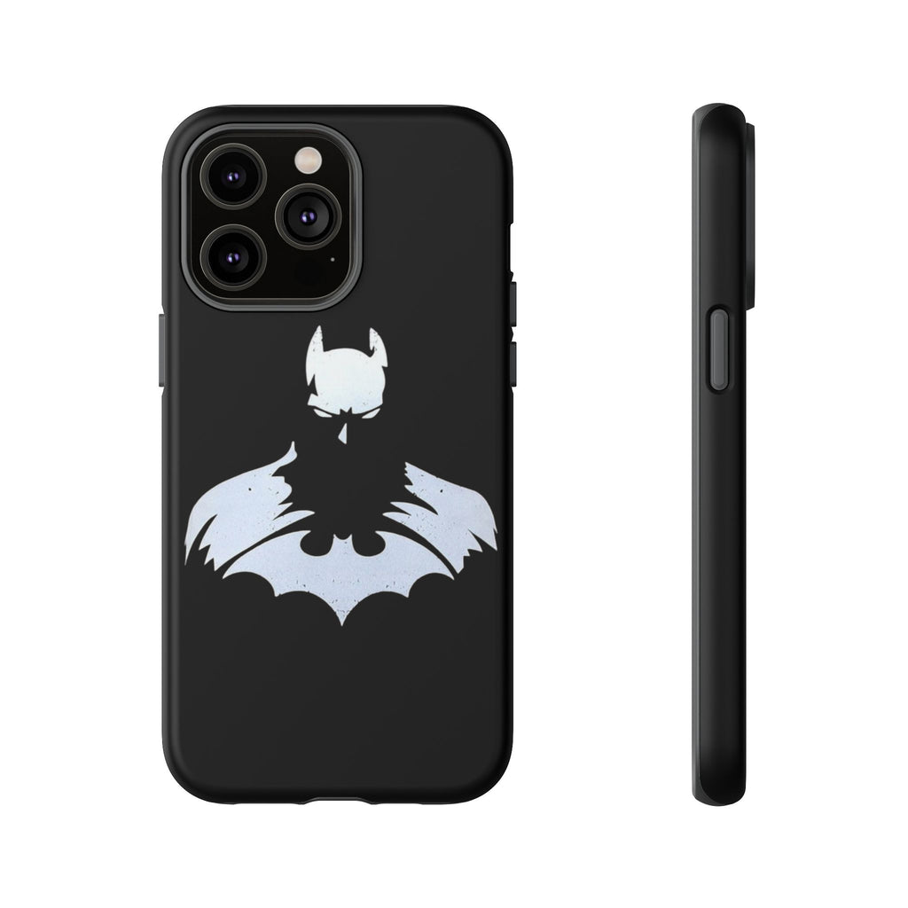 Batman Silhouette Tough Phone Case — Dark Knight Black Protective Cover