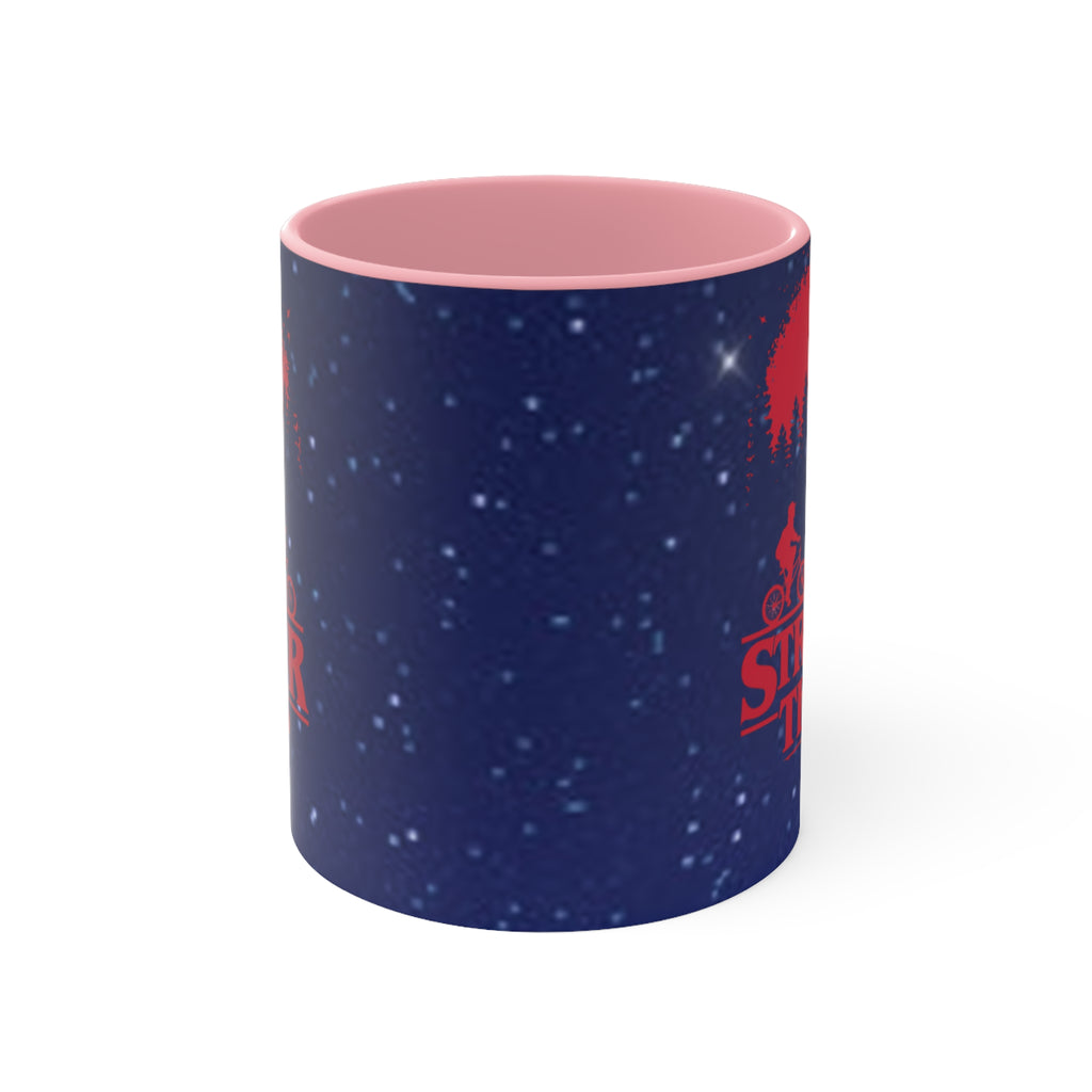 Stranger Things Accent Mug — Retro 80s Sci‑Fi Night Sky Design Demigorgon - Limited Edition