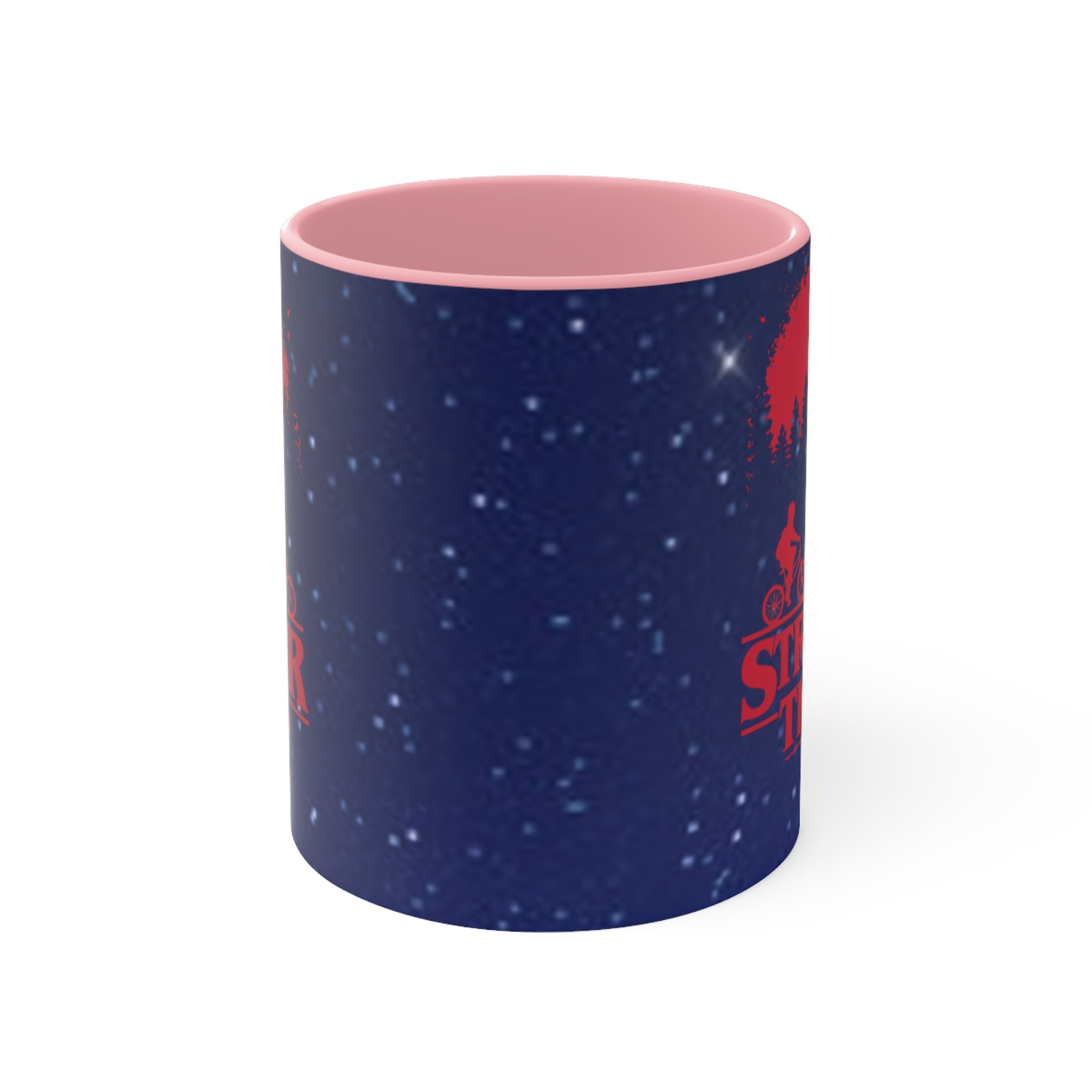 Stranger Things Accent Mug — Retro 80s Sci‑Fi Night Sky Design Demigorgon - Limited Edition