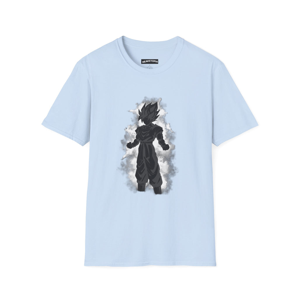 Silhouette Saiyan Power T-Shirt | Anime Aura Dragon Ball Goku
