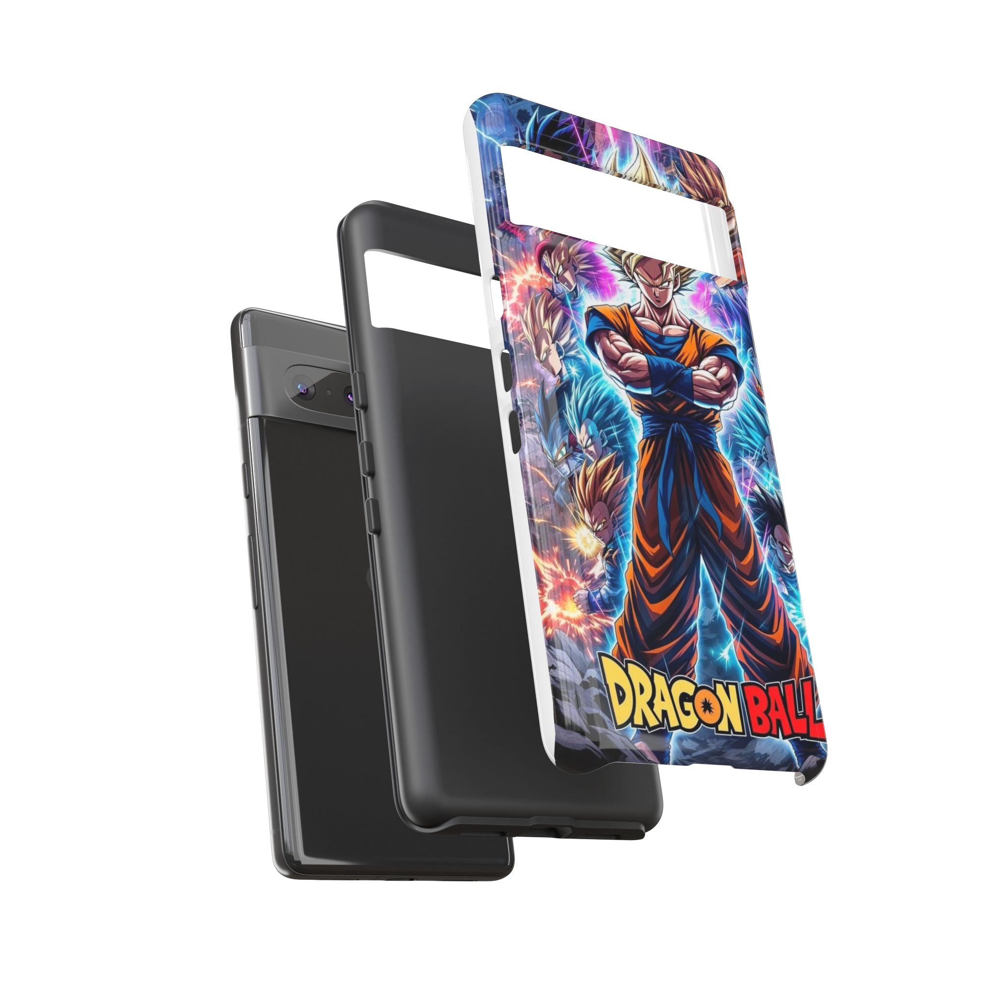 Dragon Ball Super Saiyan Phone Case — Goku Anime Tough Case