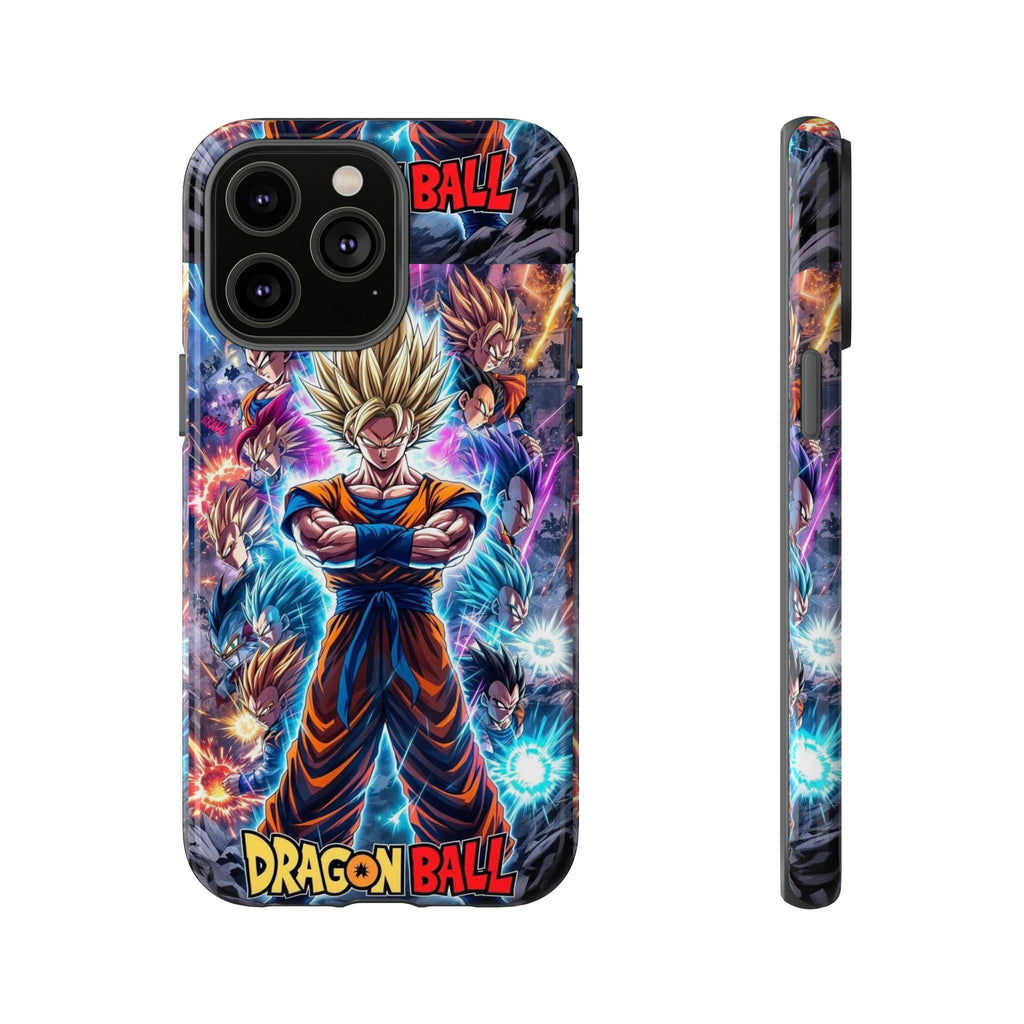 Dragon Ball Super Saiyan Phone Case — Goku Anime Tough Case
