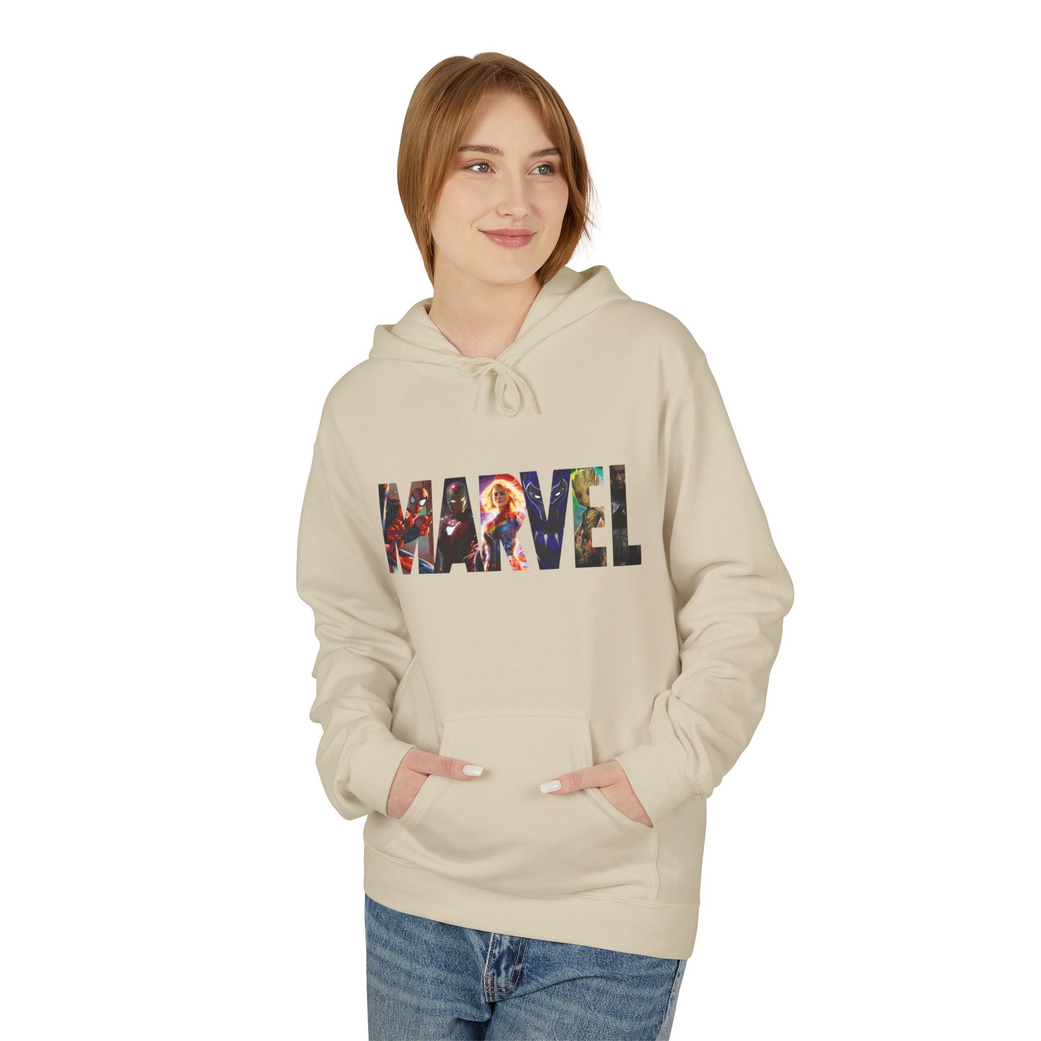 Marvel Logo Hoodie — Graphic Superhero Pullover