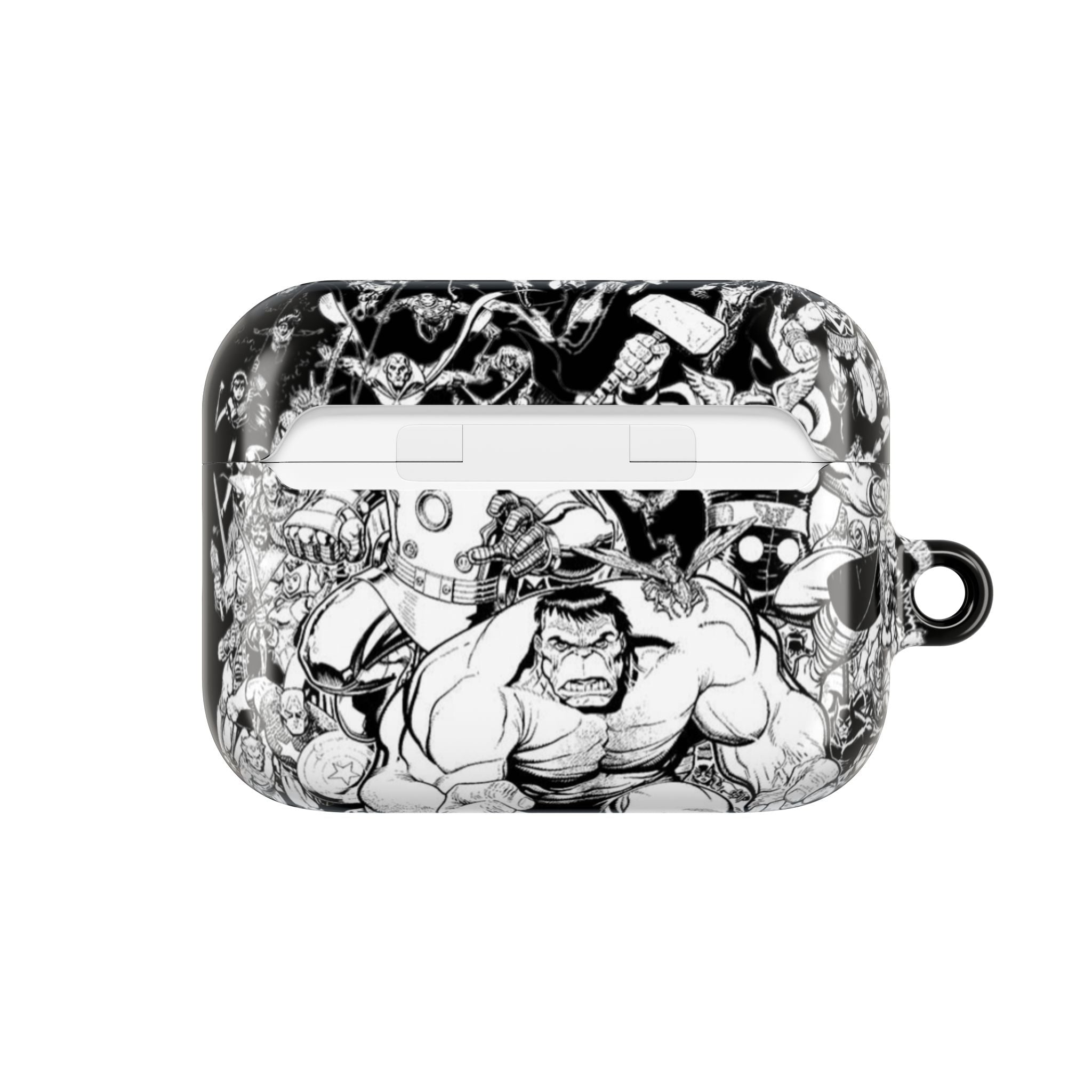 AirPod Case — Marvel Black and White Style
