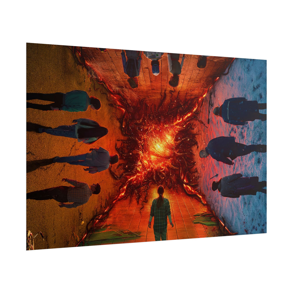 Stranger Things Upside-Down Portal Art Print