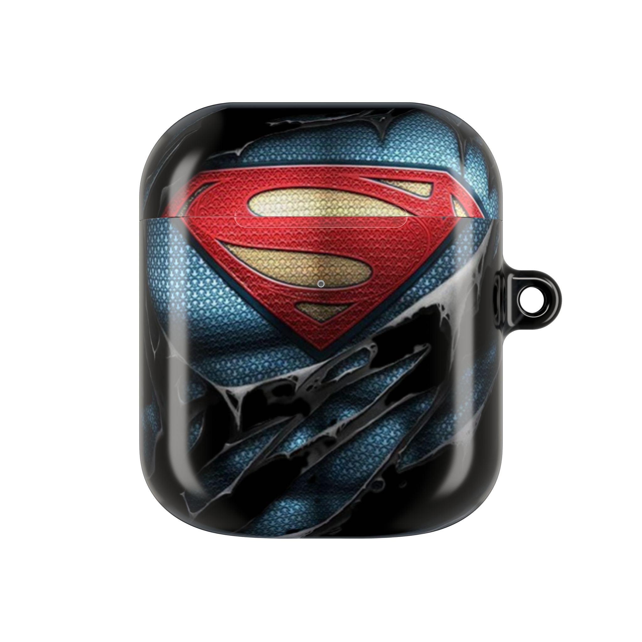 Superman Logo AirPod Case — Heroic Comic Superhero Protective Cover