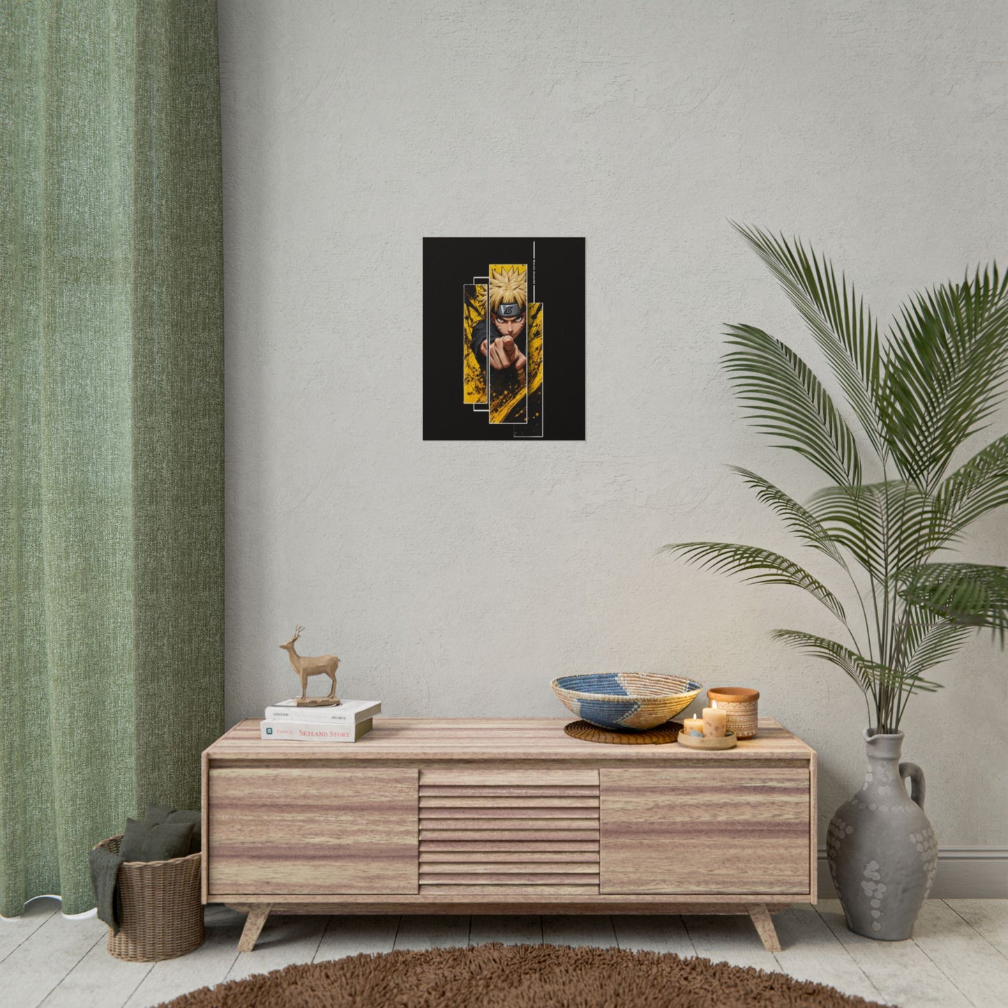 Naruto Art-Poster – Dynamischer Anime-Wanddruck (Gerollter Poster)