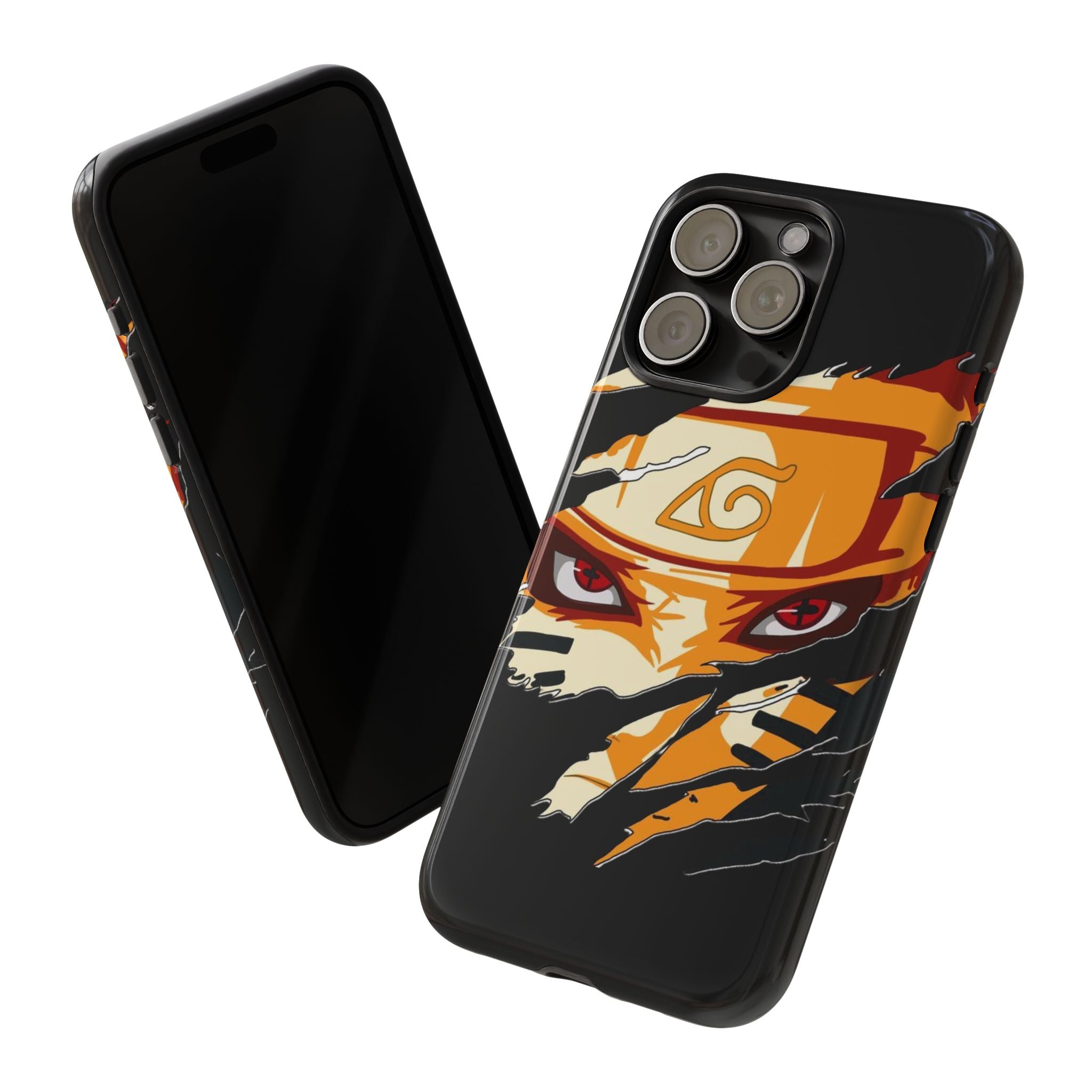 Anime Ninja Phone Case — Intense Shredded Mask Design (Tough Cases)