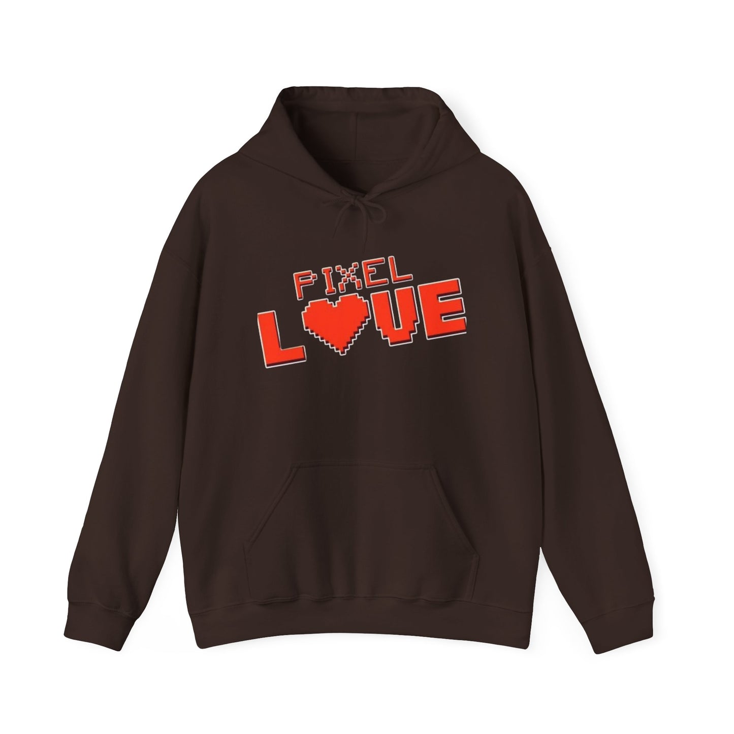 Pixel Love Hoodie – Retro 8-Bit Herz Gamer Valentinstags-Sweatshirt