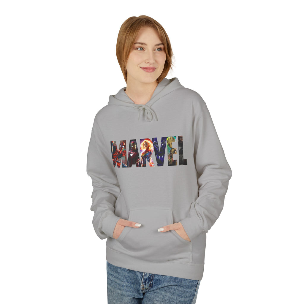 Marvel Logo Hoodie — Graphic Superhero Pullover