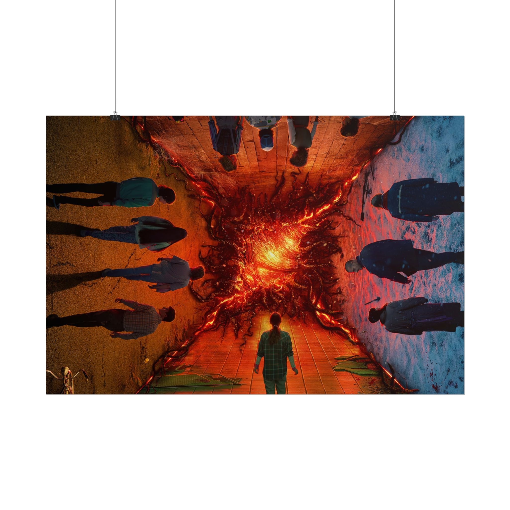 Stranger Things Upside-Down Portal Art Print