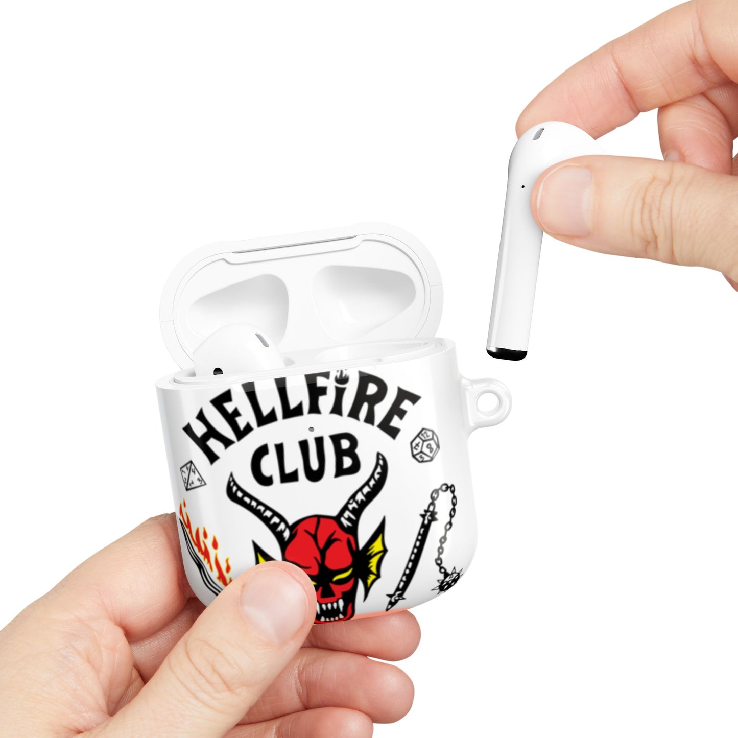 AirPods Hülle – „Hellfire Club“ Stranger Things Design