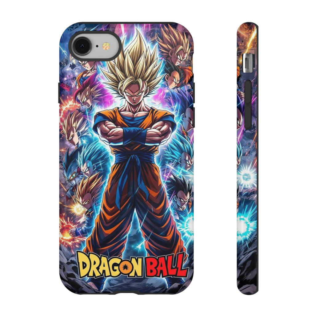Dragon Ball Super Saiyan Phone Case — Goku Anime Tough Case