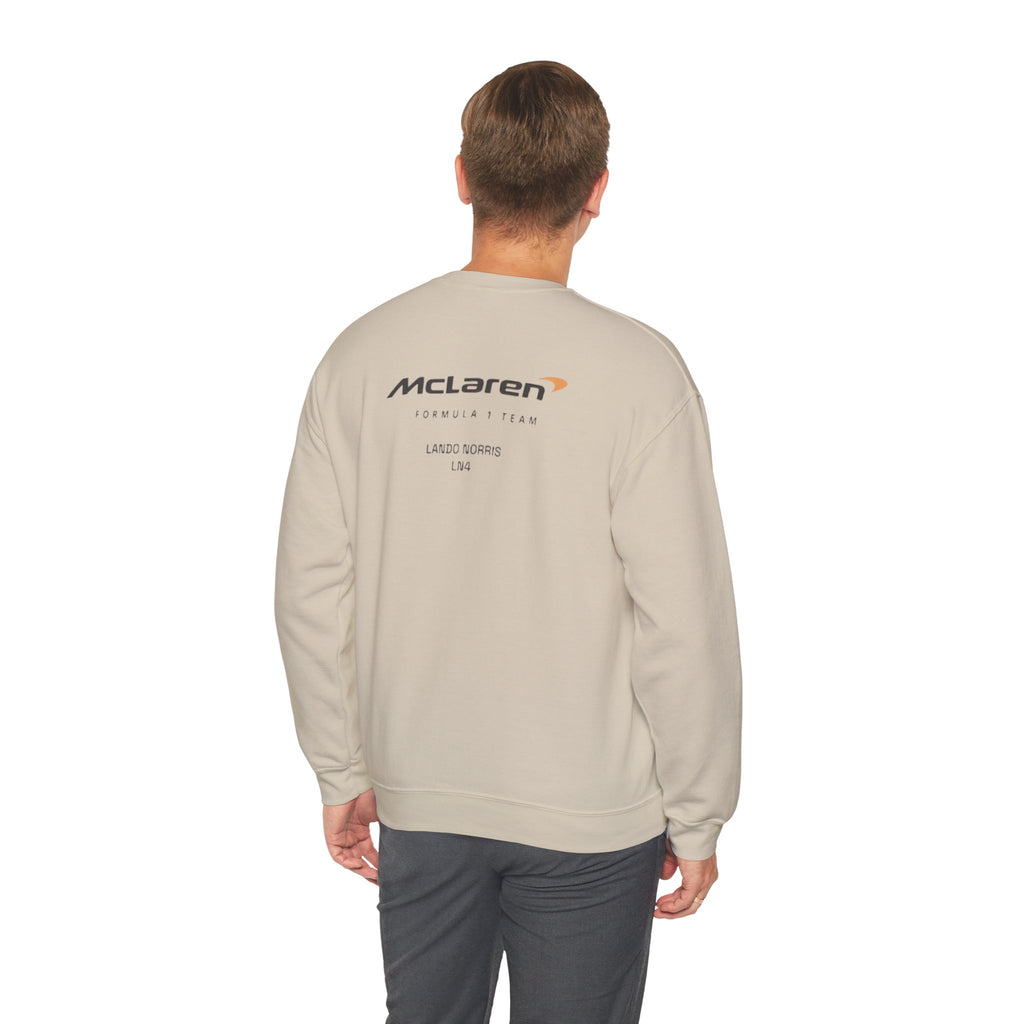 McLaren Logo Crewneck Sweatshirt | Formula 1 Team Apparel | Original Lando Norris Sweatshirt