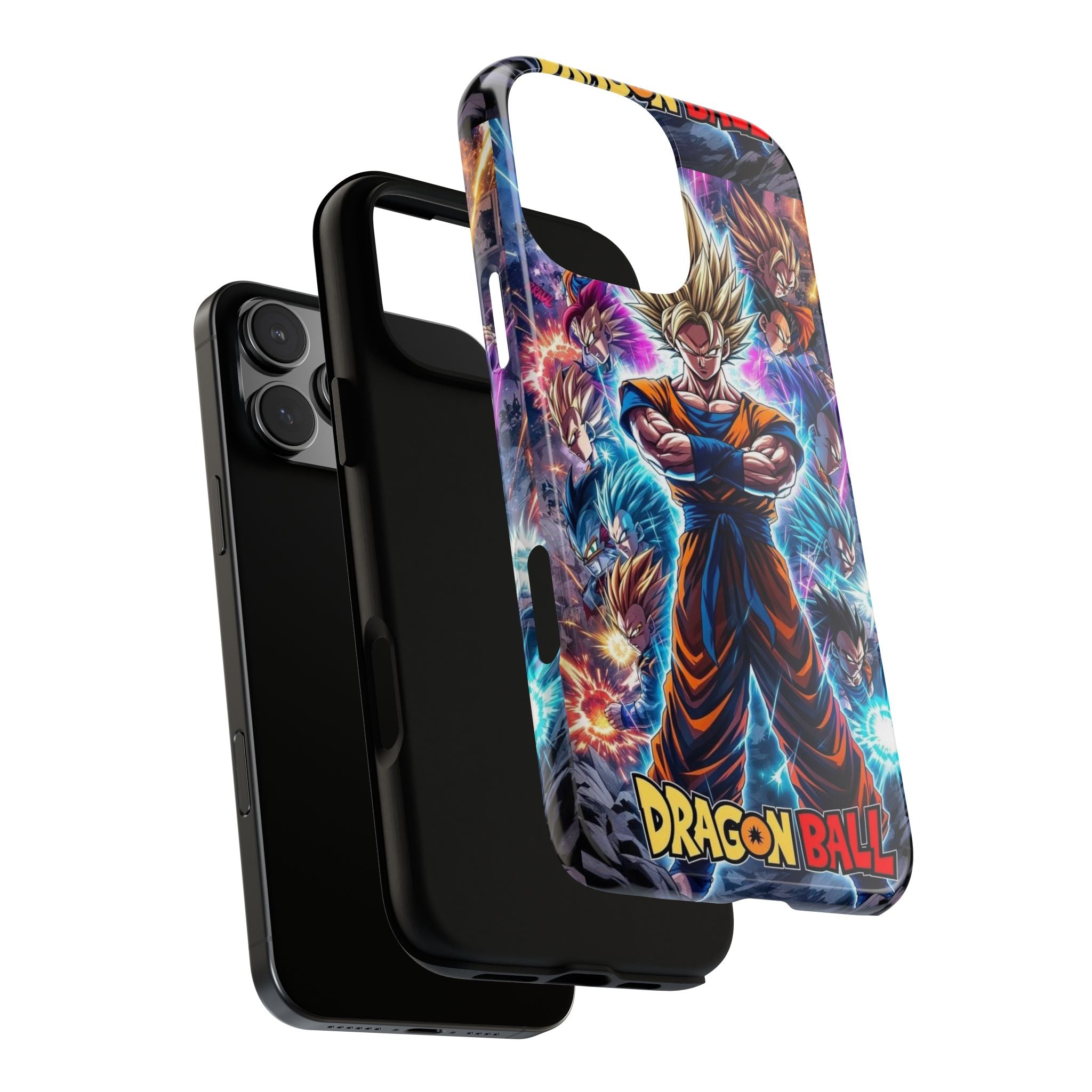 Dragon Ball Super Saiyan Phone Case — Goku Anime Tough Case
