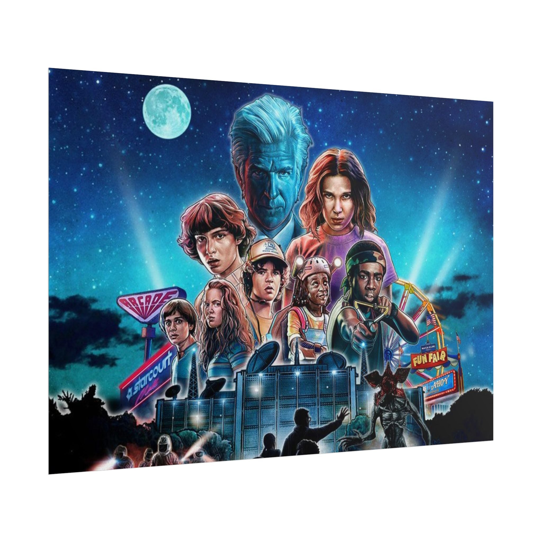 Stranger Things Cast Poster - Stranger Kids