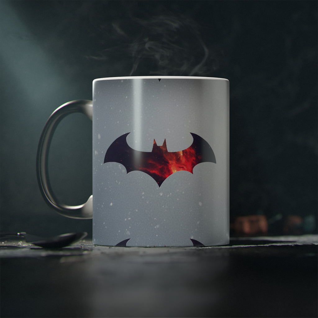 Batman Logo Emblem Mug | Warm Picture transformation | Collectors and Limited Edition