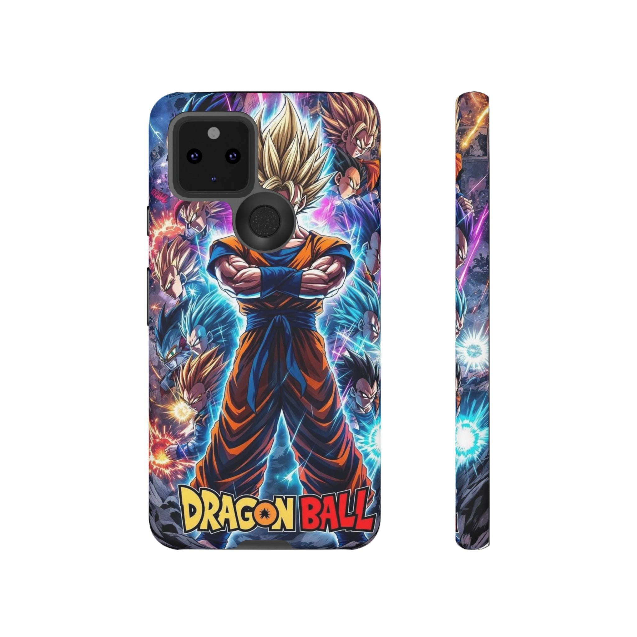 Dragon Ball Super Saiyan Phone Case — Goku Anime Tough Case