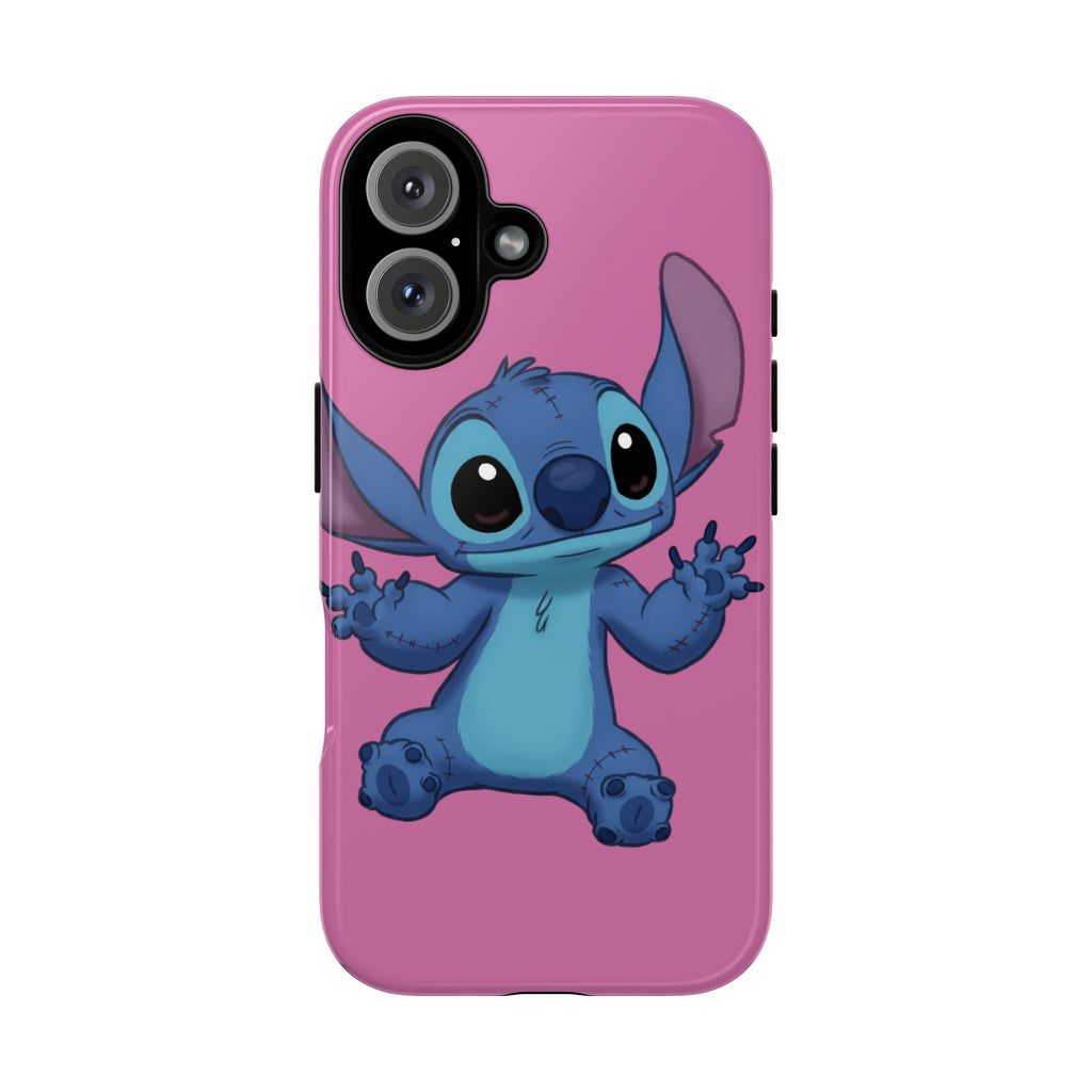 Cute Stitch Phone Case | Tough Cases for Disney Fans, Gift for Kids, Cartoon Lover, Pink Aesthetic, Durable & Stylish