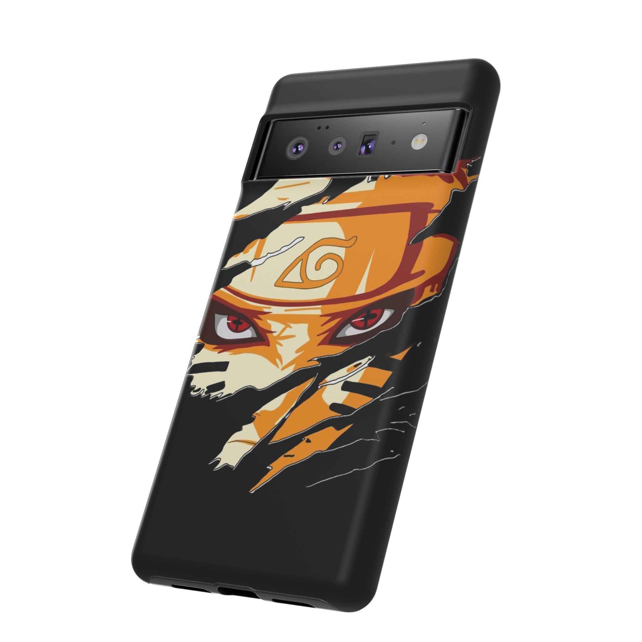 Anime Ninja Phone Case — Intense Shredded Mask Design (Tough Cases)