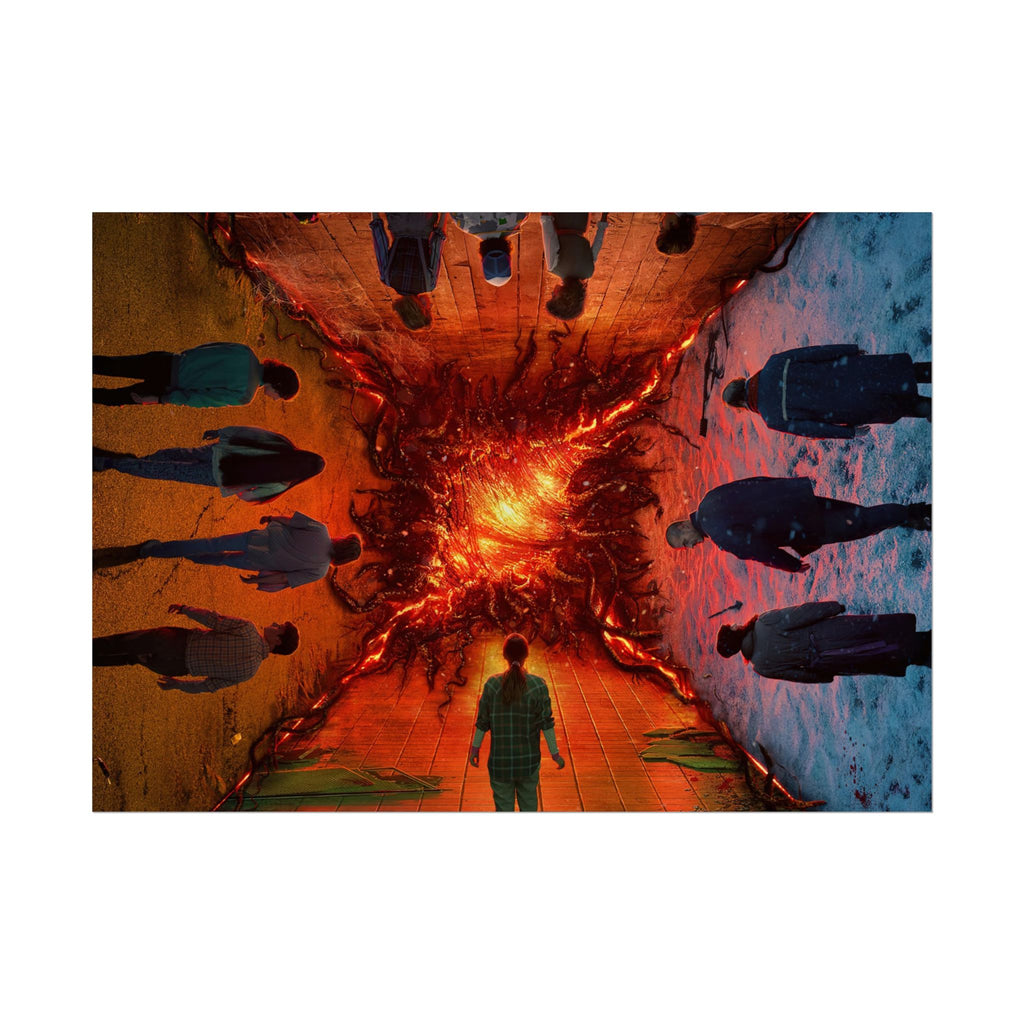 Stranger Things Upside-Down Portal Art Print