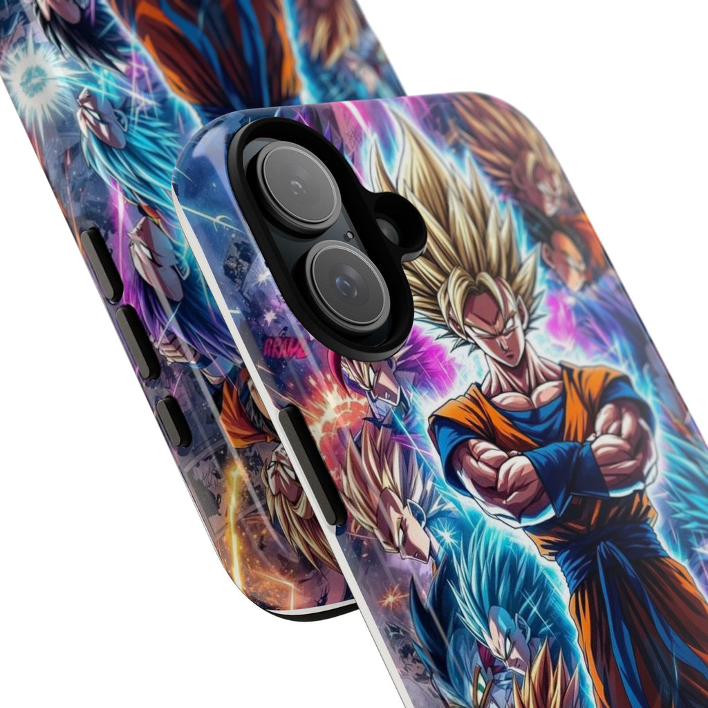 Dragon Ball Super Saiyan Phone Case — Goku Anime Tough Case